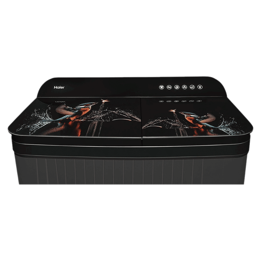 Haier 11 kg 5 Star Semi Automatic Washing Machine with Softfall Techonology (HTW110-178FL, Black)_12