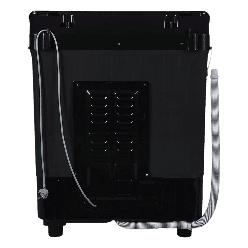 Haier 11 kg 5 Star Semi Automatic Washing Machine with Softfall Techonology (HTW110-178FL, Black)_9