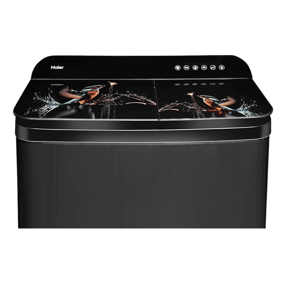 Haier 9 kg Semi Automatic Washing Machine with Softfall Techonology (HTW90-178FL, Black)_10