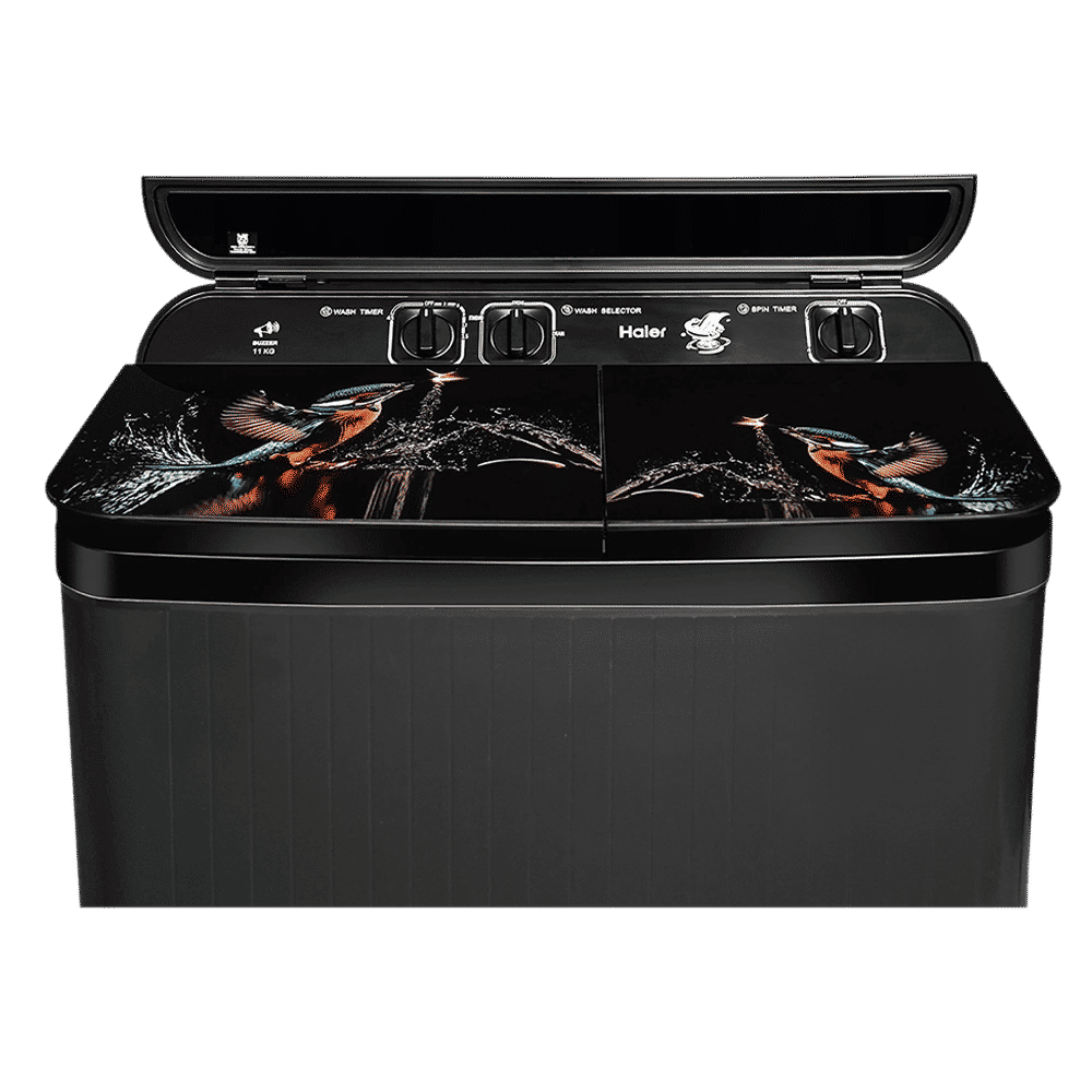 Haier 9 kg Semi Automatic Washing Machine with Softfall Techonology (HTW90-178FL, Black)_4