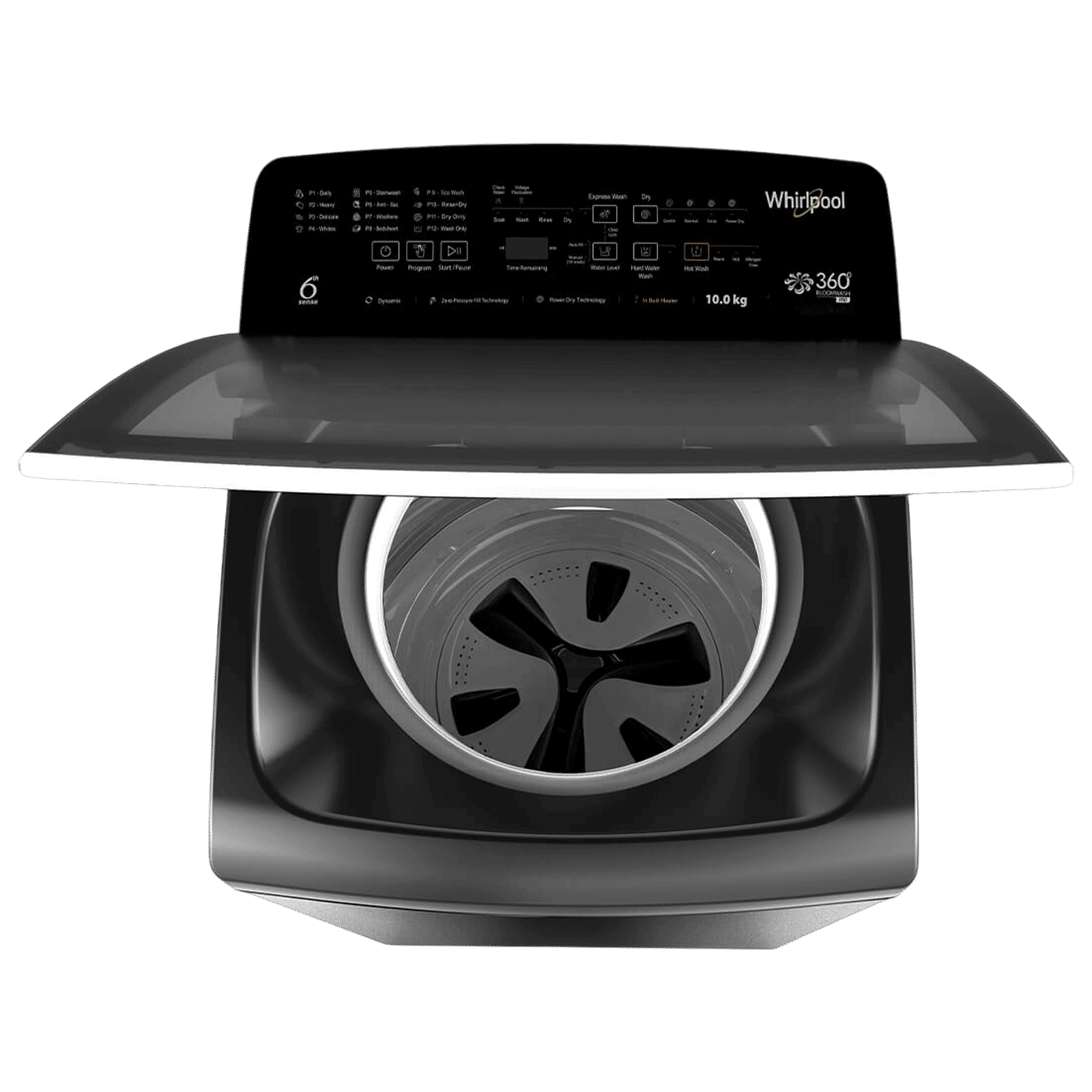 Whirlpool 10 kg 5 Star Fully Automatic Top Load Washing Machine (360 BW Pro H, 31688, In-built Heater, Graphite) Whirlpool 10 kg 5 Star Fully Automatic Top Load Washing Machine (360 BW Pro H, 31688, In-built Heater, Graphite)_7