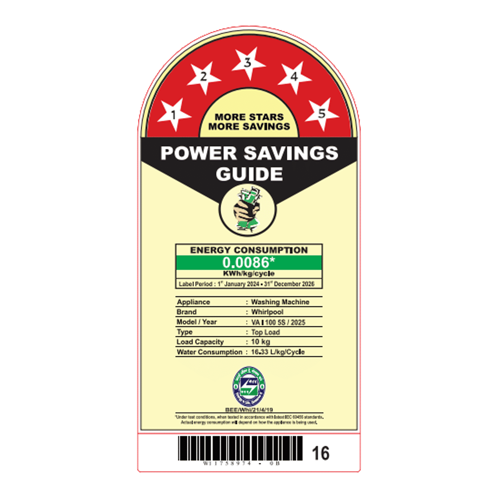 Whirlpool 10 kg 5 Star Fully Automatic Top Load Washing Machine (360 BW Pro H, 31688, In-built Heater, Graphite) Whirlpool 10 kg 5 Star Fully Automatic Top Load Washing Machine (360 BW Pro H, 31688, In-built Heater, Graphite)_8