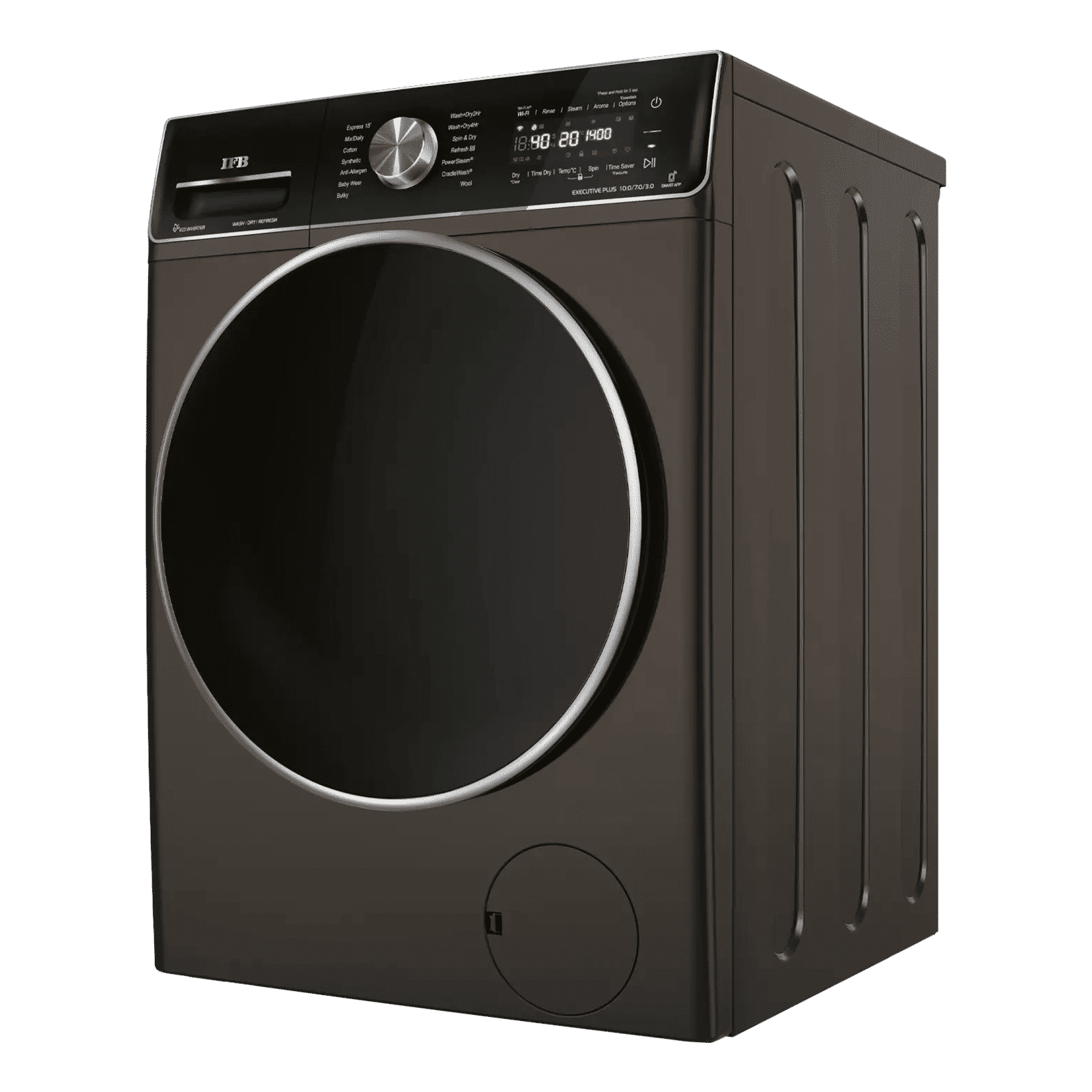IFB 10/7 kg Inverter Fully Automatic Front Load Washer Dryer (Executive Plus ZXM, AI Technology, Mocha) IFB 10/7 kg Inverter Fully Automatic Front Load Washer Dryer (Executive Plus ZXM, AI Technology, Mocha)_3