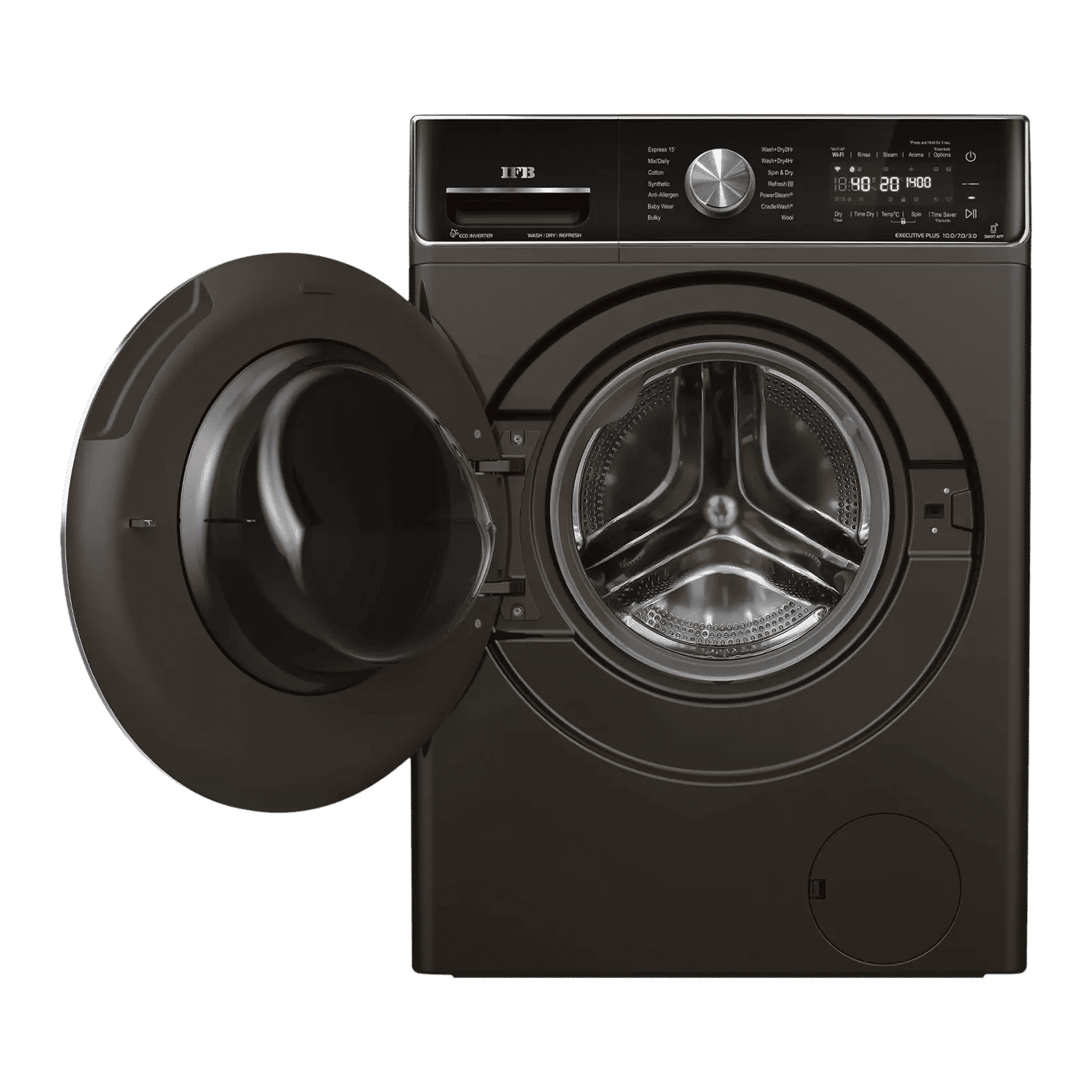 IFB 10/7 kg Inverter Fully Automatic Front Load Washer Dryer (Executive Plus ZXM, AI Technology, Mocha) IFB 10/7 kg Inverter Fully Automatic Front Load Washer Dryer (Executive Plus ZXM, AI Technology, Mocha)_4