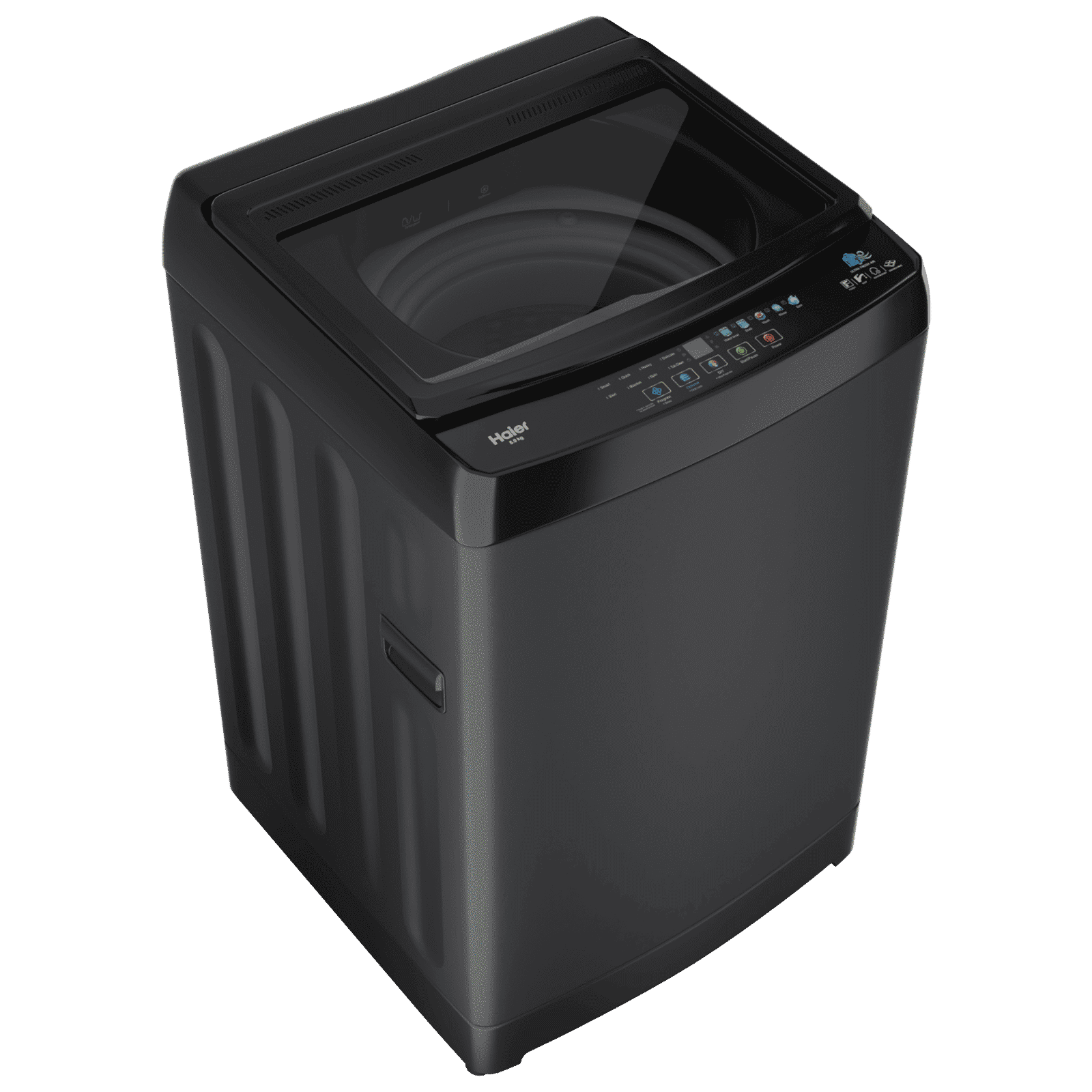 Haier 10.5 kg 5 Star Fully Automatic Top Load Washing Machine (HWM105-316BK, Pillow Drum, Black)_5