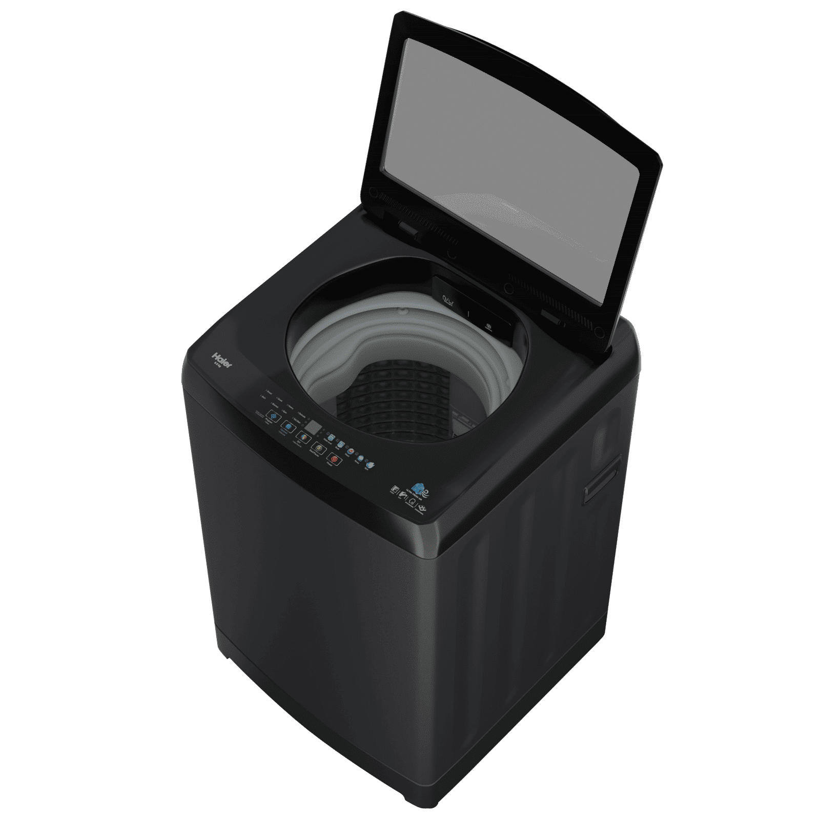 Haier 10.5 kg 5 Star Fully Automatic Top Load Washing Machine (HWM105-316BK, Pillow Drum, Black)_7