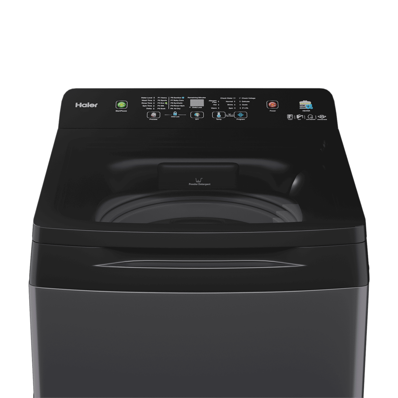 Haier 9 kg 5 Star Fully Automatic Top Load Washing Machine (Heater 688, HWM90-H688BK, In-built Heater, Dark jade)_7