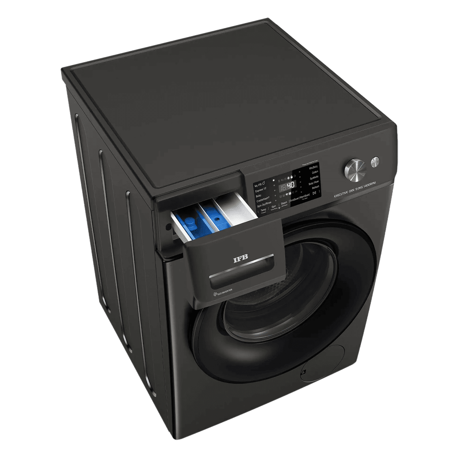 IFB 9 kg 5 Star Wi-Fi Inverter Fully Automatic Front Load Washing Machine (Executive OXN 9014K, AI Technology, Onyx Grey)_6