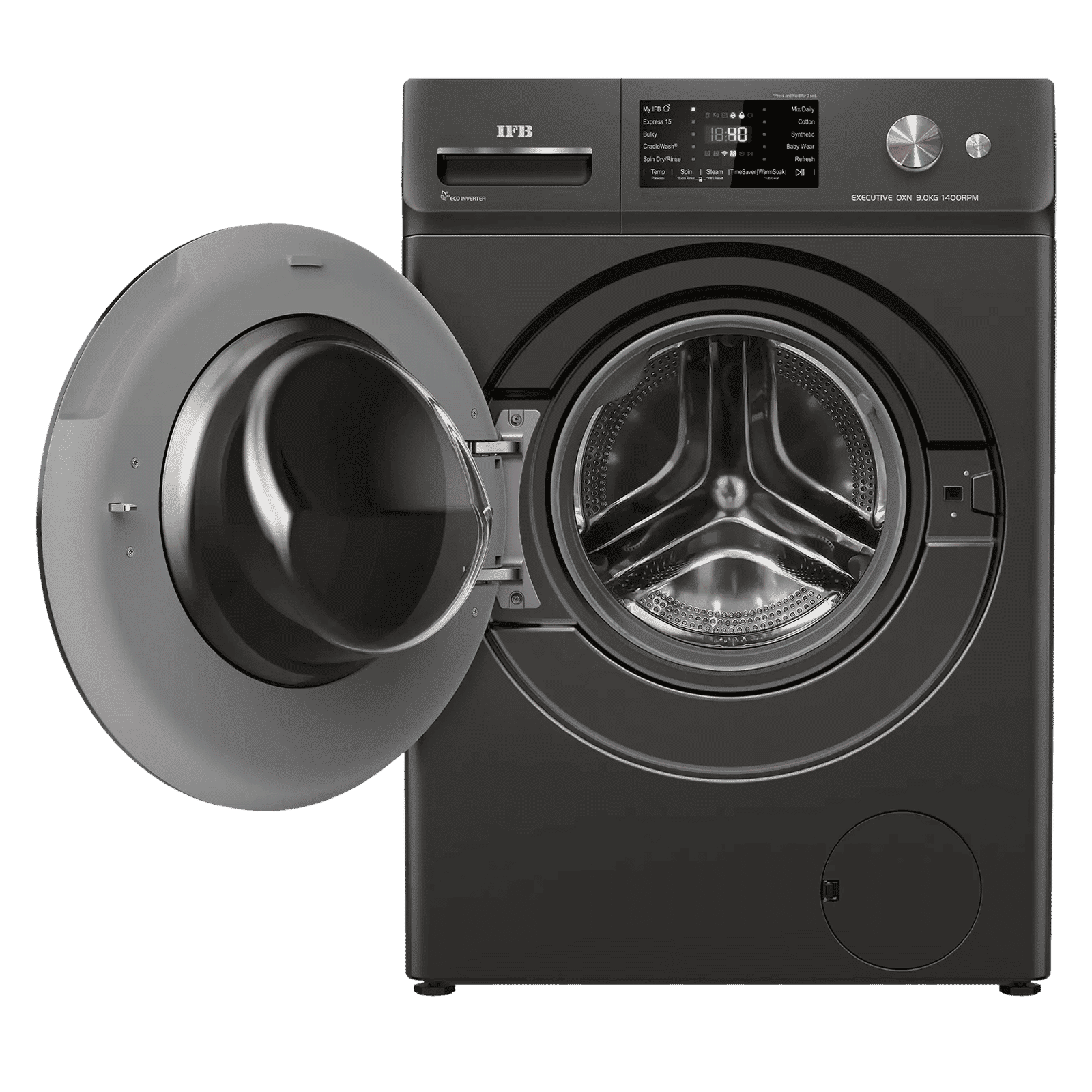 IFB 9 kg 5 Star Wi-Fi Inverter Fully Automatic Front Load Washing Machine (Executive OXN 9014K, AI Technology, Onyx Grey)_4