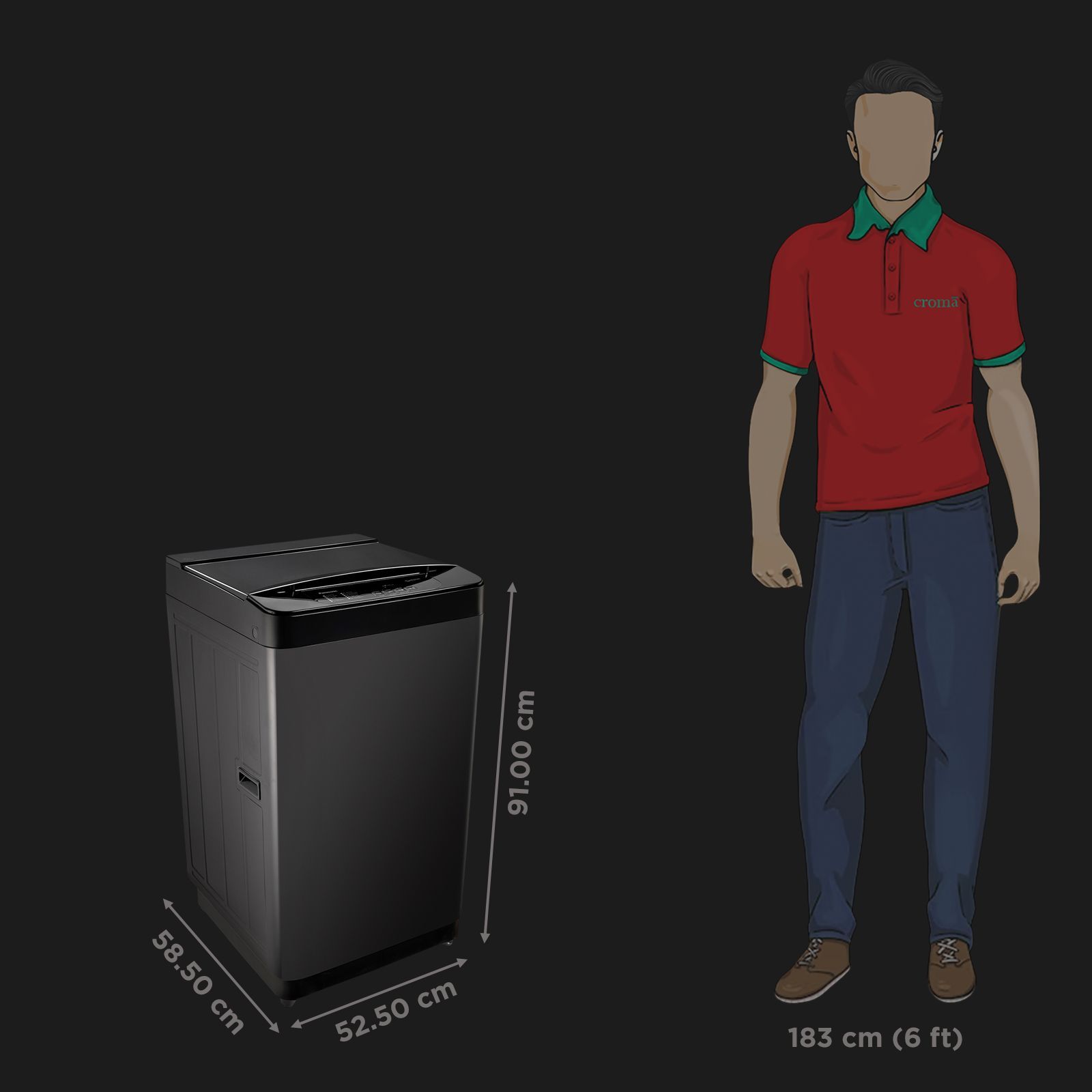 Panasonic 8 kg 5 Star Fully Automatic Top Load Washing Machine (C3 Series, NA-F80C3PRB, Active Foam System, Pure Black) Panasonic 8 kg 5 Star Fully Automatic Top Load Washing Machine (C3 Series, NA-F80C3PRB, Active Foam System, Pure Black)_2