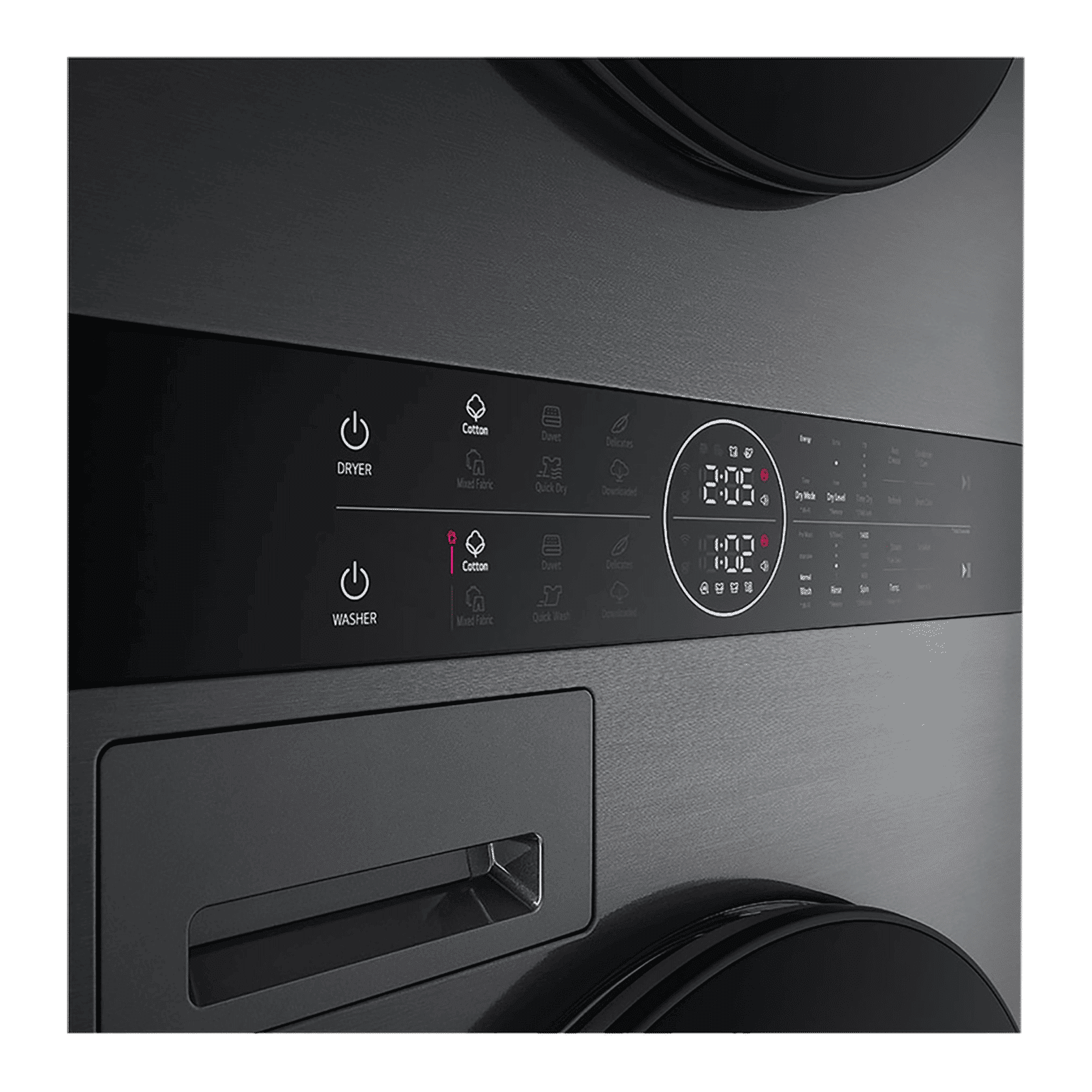 LG 13/10 kg 5 Star Wi-Fi Inverter Fully Automatic Front Load Washer Dryer (WashTower, FWT1310PB.APBQEIL, 6 Motion DD, Platinum Black) LG 13/10 kg 5 Star Wi-Fi Inverter Fully Automatic Front Load Washer Dryer (WashTower, FWT1310PB.APBQEIL, 6 Motion DD, Platinum Black)_10