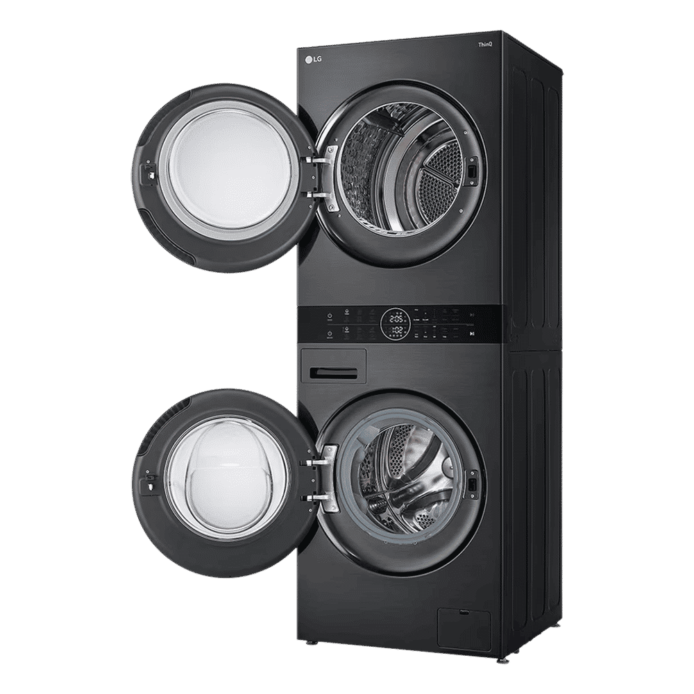 LG 13/10 kg 5 Star Wi-Fi Inverter Fully Automatic Front Load Washer Dryer (WashTower, FWT1310PB.APBQEIL, 6 Motion DD, Platinum Black) LG 13/10 kg 5 Star Wi-Fi Inverter Fully Automatic Front Load Washer Dryer (WashTower, FWT1310PB.APBQEIL, 6 Motion DD, Platinum Black)_12