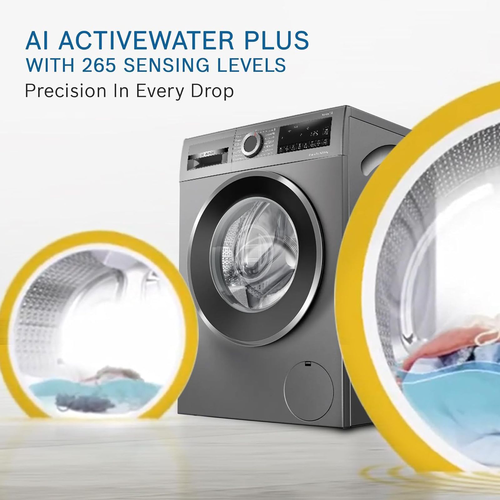 BOSCH 10.5/6 kg 5 Star Inverter Fully Automatic Front Load Washer Dryer (Series 6, WNA2E4UCIN, Inbuilt Heater, Grey)_15