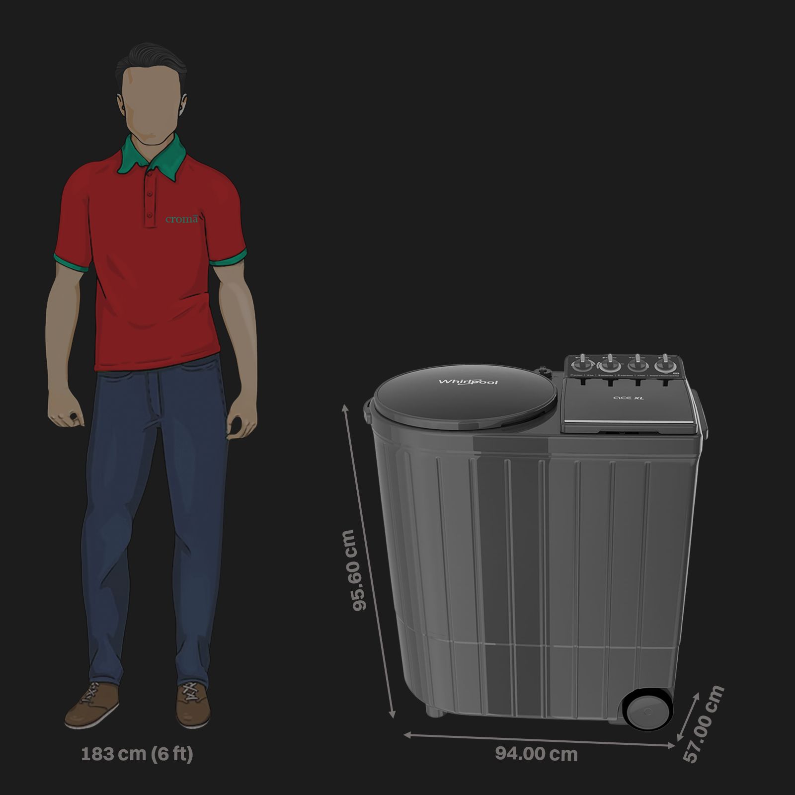 Whirlpool 11 kg 5 Star Semi Automatic Washing Machine with Dynamix Detergent Dispenser (Ace XL, 30344, Grey)_2