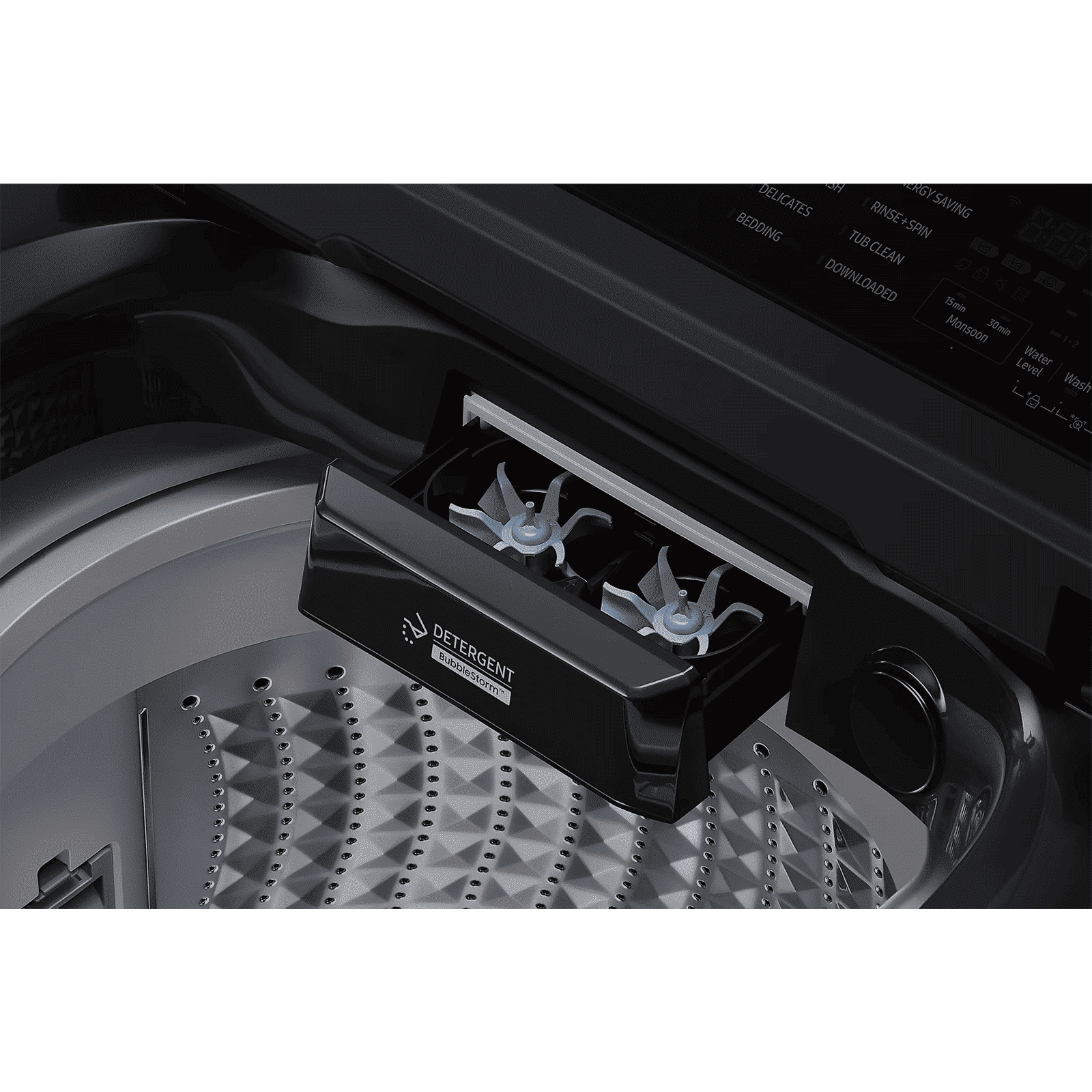 SAMSUNG 10 kg 5 Star Wi-Fi Inverter Fully Automatic Top Load Washing Machine (WA80F10E2CTL, AI VRT+ Technology, Deep Charcoal)_6