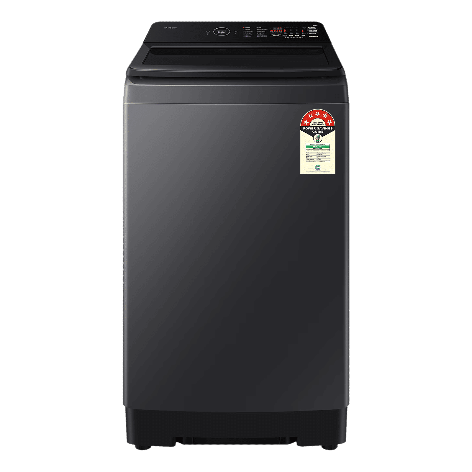 SAMSUNG 10 kg 5 Star Wi-Fi Inverter Fully Automatic Top Load Washing Machine (WA80F10S2BTL, AI VRT+ Technology, Black Caviar)_1