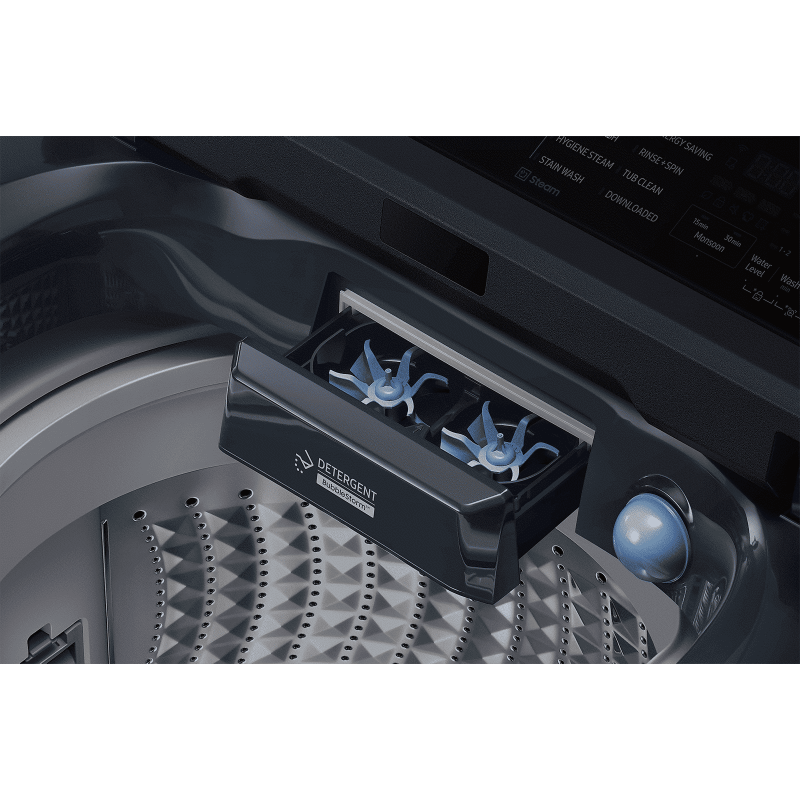 SAMSUNG 10 kg 5 Star Wi-Fi Inverter Fully Automatic Top Load Washing Machine (WA80F10B3NTL, AI VRT+ Technology, Brushed Navy)_6