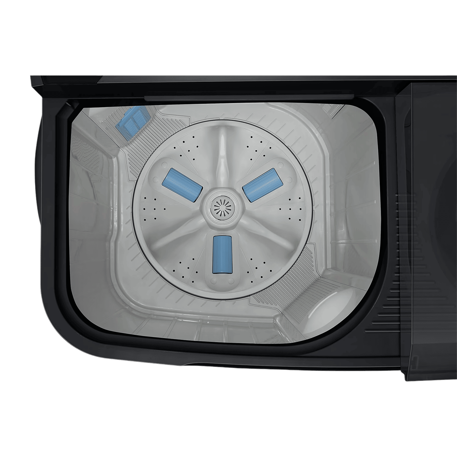 SAMSUNG 7.5 kg 5 Star Semi Automatic Washing Machine with Hexa Storm Pulsator (WT75C3200GG, Black)_8