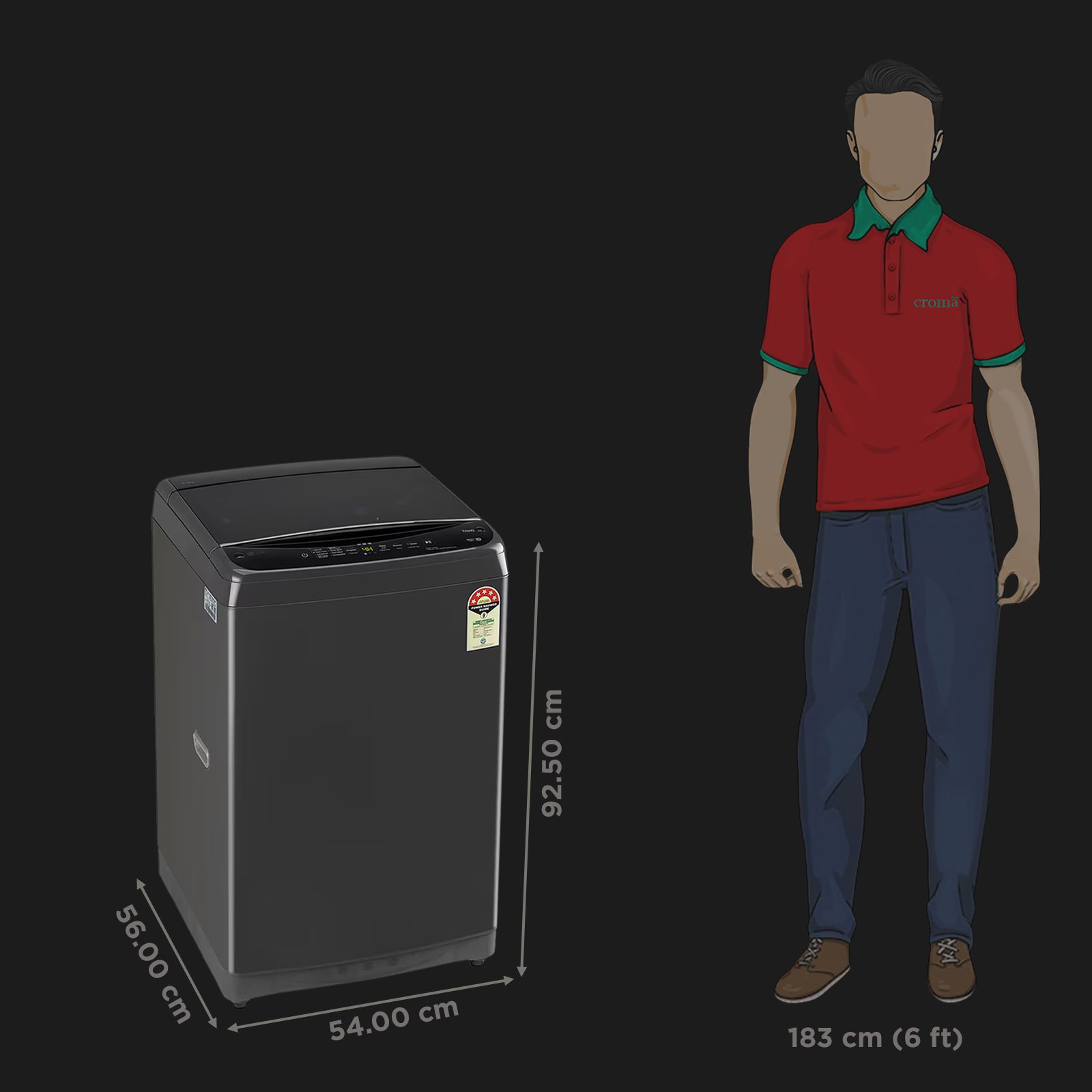 LG 9 kg 5 Star Wi-Fi Inverter Fully Automatic Top Load Washing Machine (T90V4MB1S, In-built Heater, Middle Black)_3