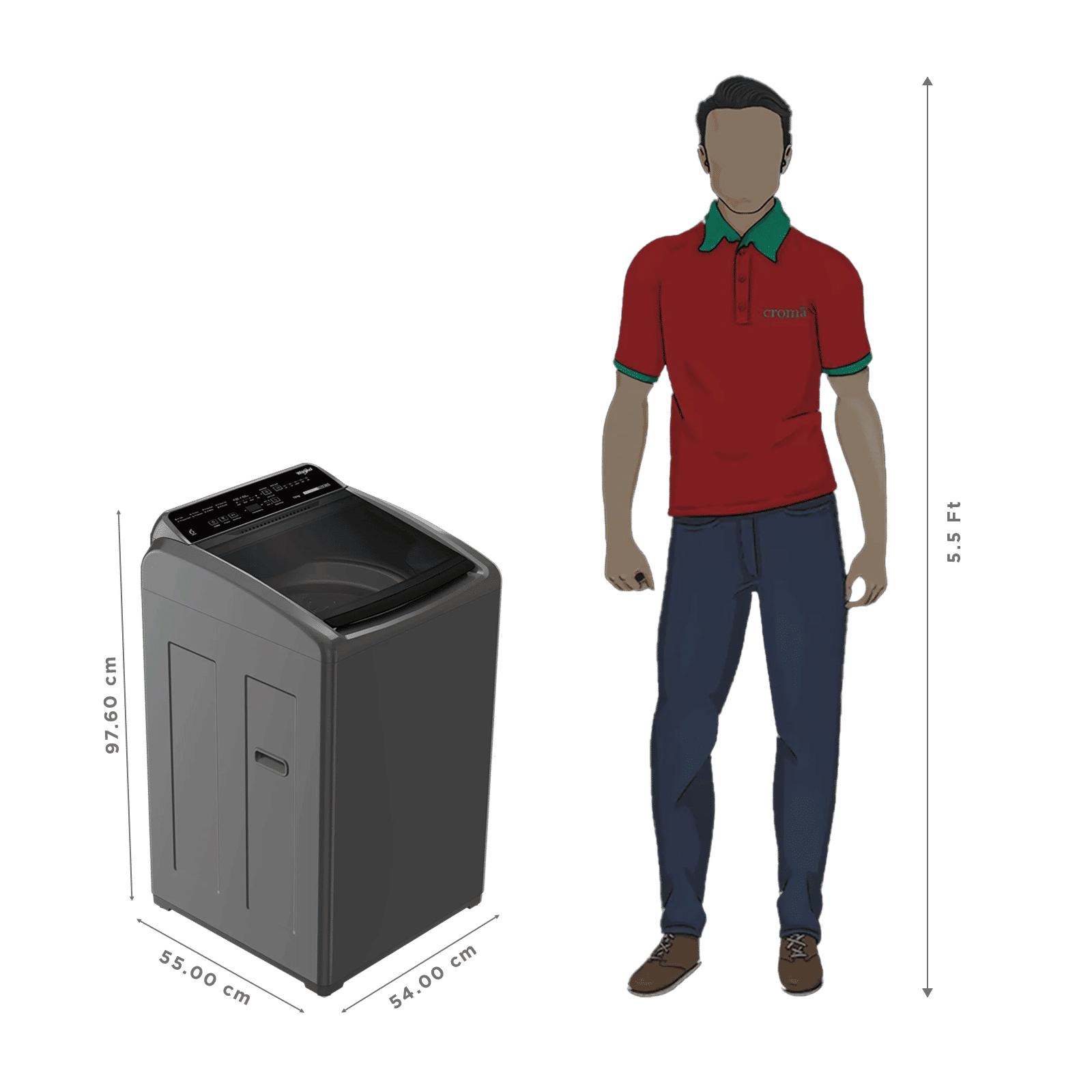 Whirlpool 7 kg 5 Star Fully Automatic Top Load Washing Machine (Whitemagic Elite, 31684, 6th Sense Technology, Grey)_2