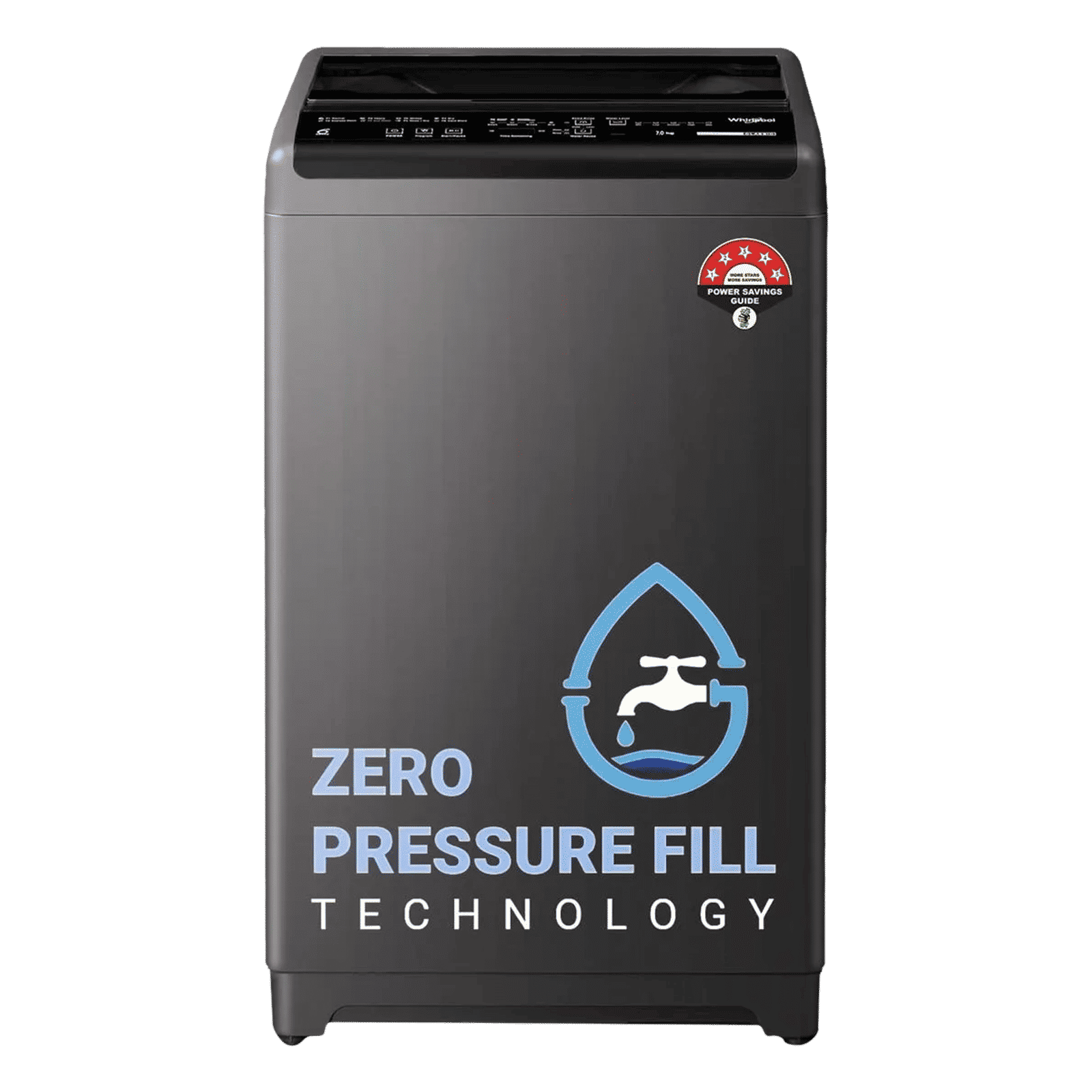 Whirlpool 6.5 kg 5 Star Fully Automatic Top Load Washing Machine (Magic Clean, 31659, 6th Sense Technology, Grey)_1