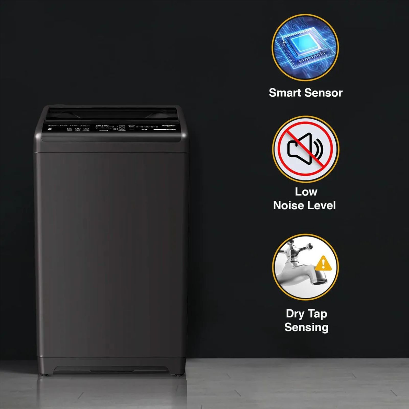 Whirlpool 6.5 kg 5 Star Fully Automatic Top Load Washing Machine (Magic Clean, 31659, 6th Sense Technology, Grey)_6