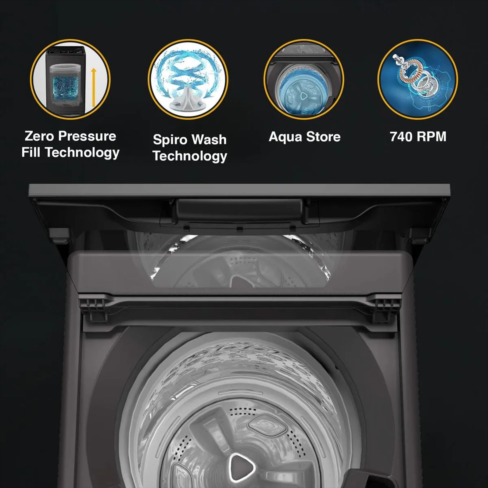 Whirlpool 7.5 kg 5 Star Fully Automatic Top Load Washing Machine (Magic Clean, 31611, 6th Sense Technology, Grey)_12