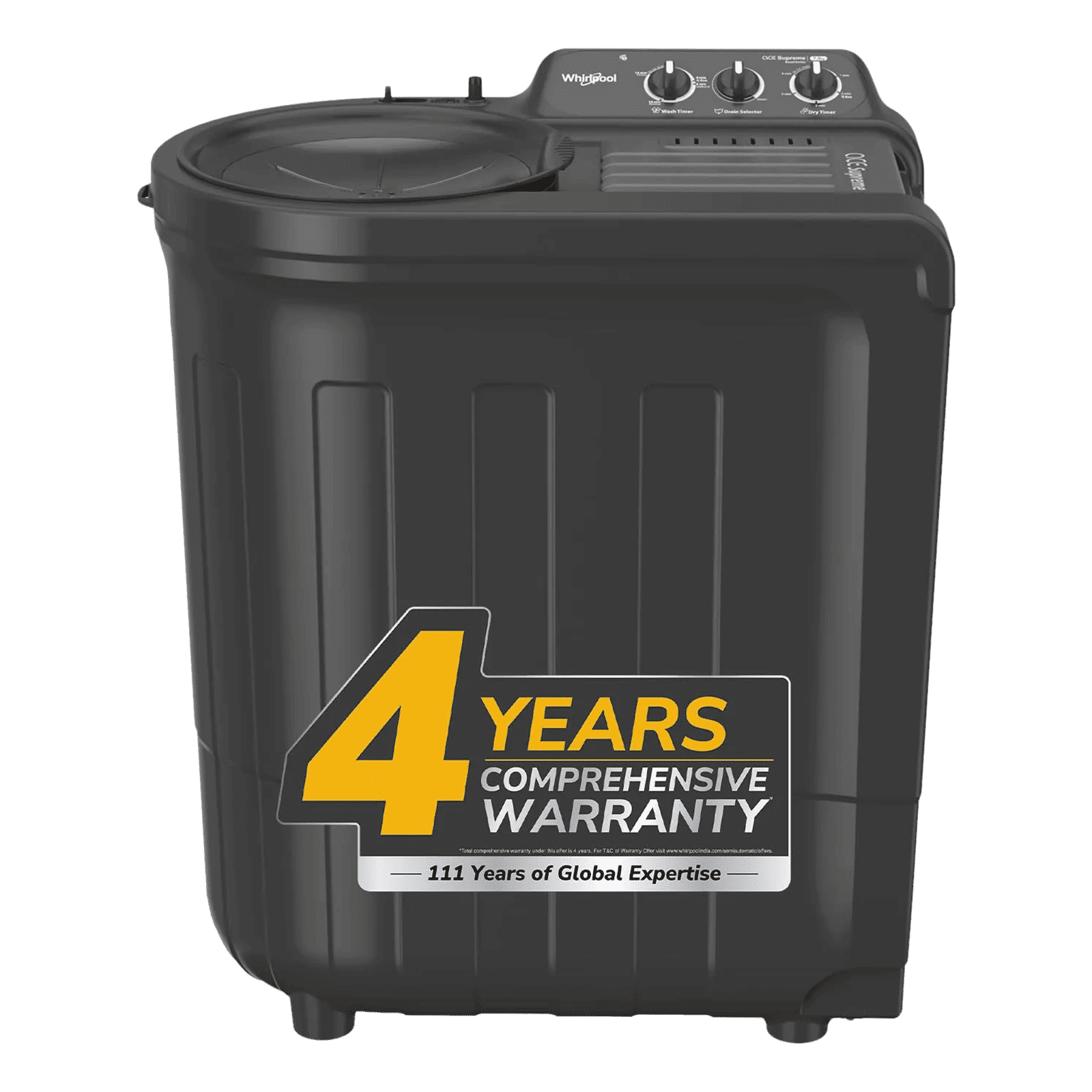 Whirlpool 7.5 kg 5 Star Semi Automatic Washing Machine with In built Scrubber (Magic Clean, 30291, Grey)_1