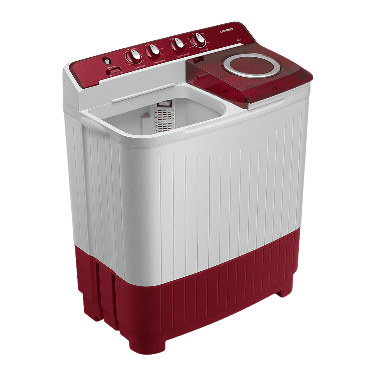 SAMSUNG 7.5 kg 5 Star Semi Automatic Washing Machine with Rat Protection (WT75B3200RR/TL, Dark Grey)_13