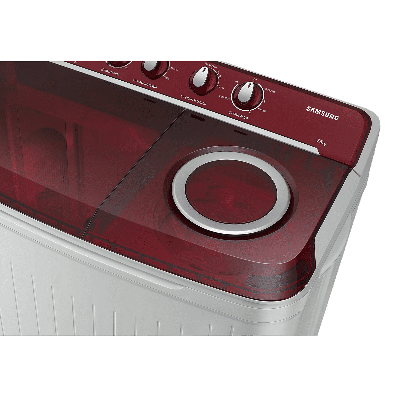 SAMSUNG 7.5 kg 5 Star Semi Automatic Washing Machine with Rat Protection (WT75B3200RR/TL, Dark Grey)_16