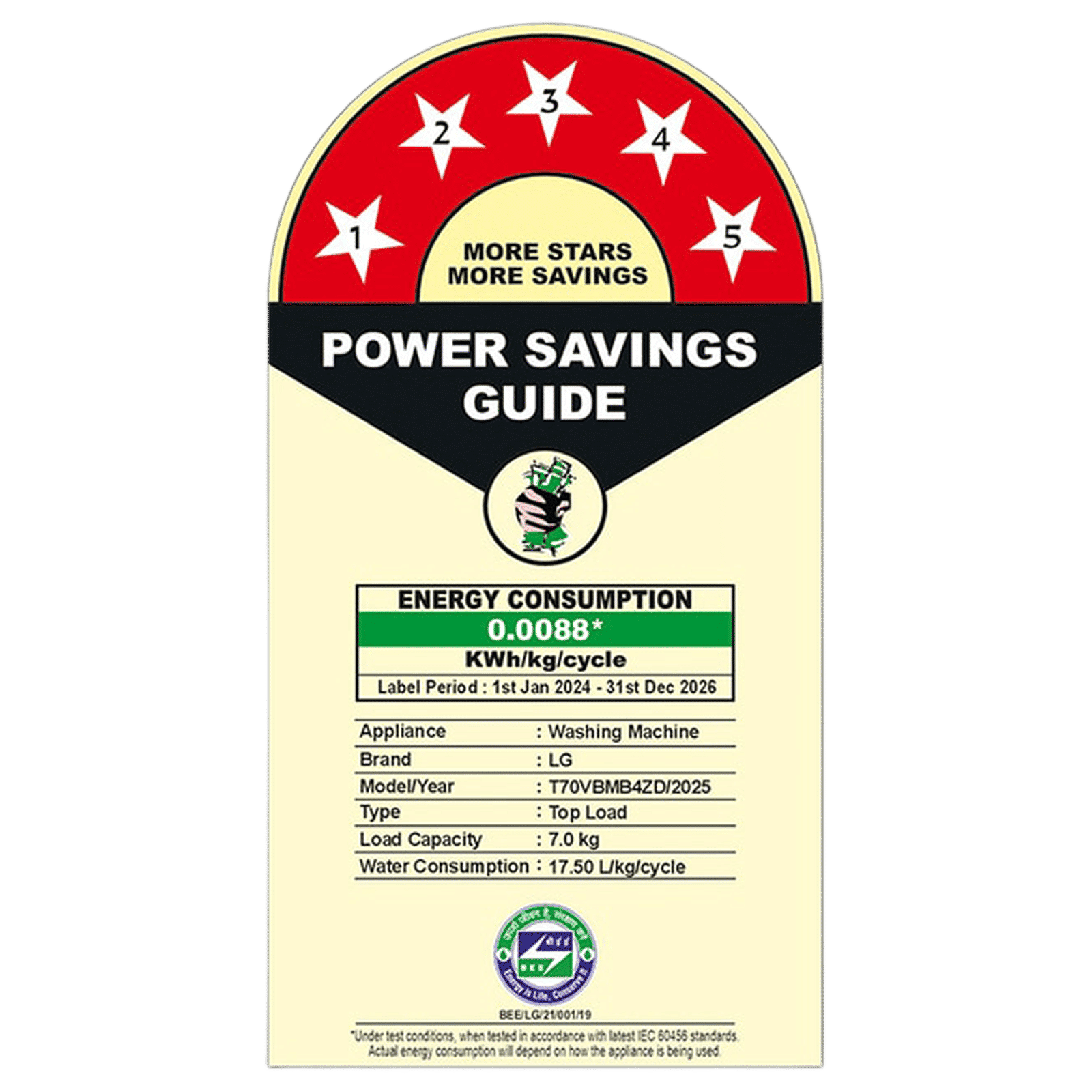 LG 7 kg 5 Star Inverter Fully Automatic Top Load Washing Machine (T70VBMB4ZD.ABMQEIL, Smart Diagnosis, Middle Black)_16