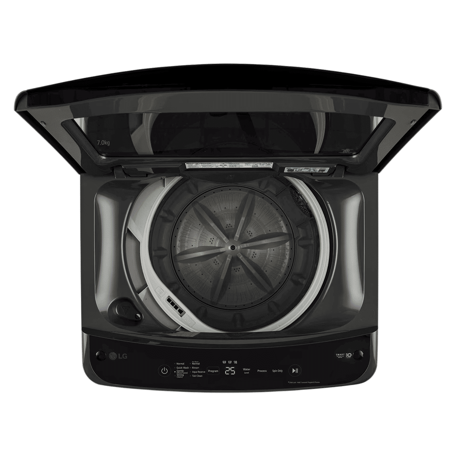LG 7 kg 5 Star Inverter Fully Automatic Top Load Washing Machine (T70VBMB4ZD.ABMQEIL, Smart Diagnosis, Middle Black)_9