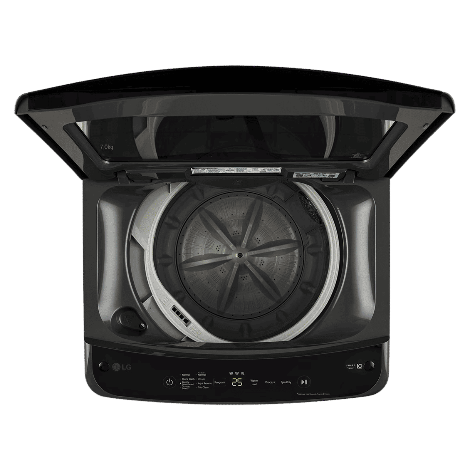 LG 7 kg 5 Star Inverter Fully Automatic Top Load Washing Machine (T70VBMB4ZD.ABMQEIL, Smart Diagnosis, Middle Black) LG 7 kg 5 Star Inverter Fully Automatic Top Load Washing Machine (T70VBMB4ZD.ABMQEIL, Smart Diagnosis, Middle Black)_8