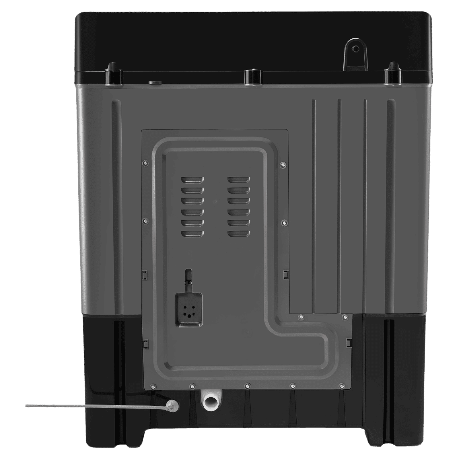 VOLTAS beko 9 kg 5 Star Semi Automatic Washing Machine with Double Waterfall Technology (WTT90UHA, Black)_7