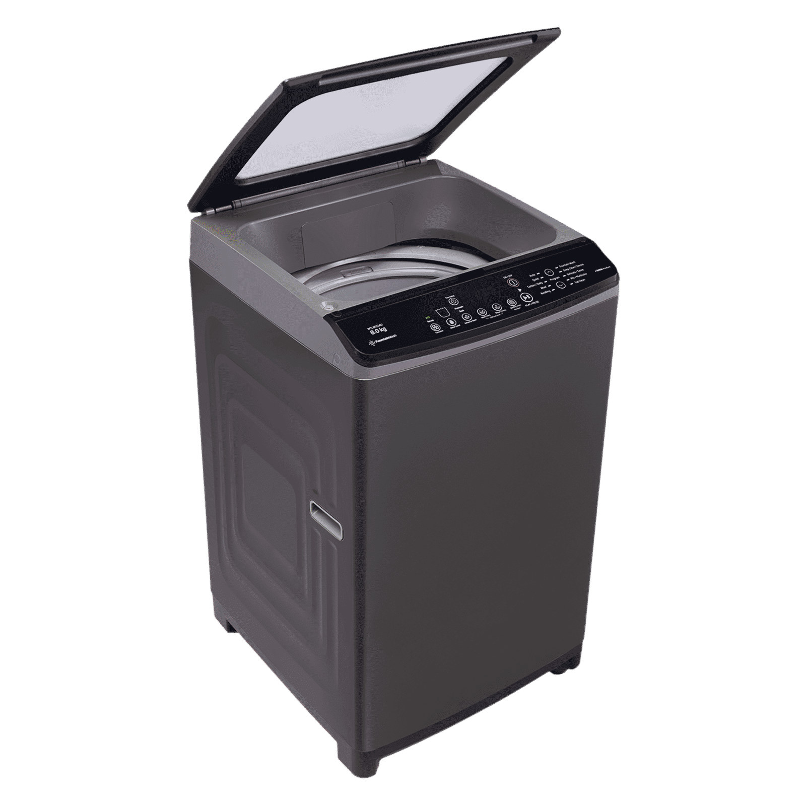 VOLTAS beko 8 Kg 5 Star Fully Automatic Top Load Washing Machine (WTL8011AU, Aqua Wave Drum, Grey)_4