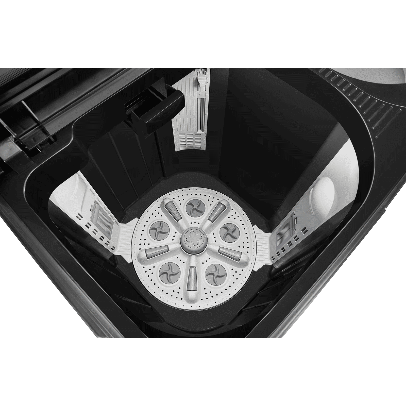 VOLTAS beko 14 kg 5 Star Semi Automatic Washing Machine with IPX4 Control Panel (WTT140UPA, Dark Grey)​_4