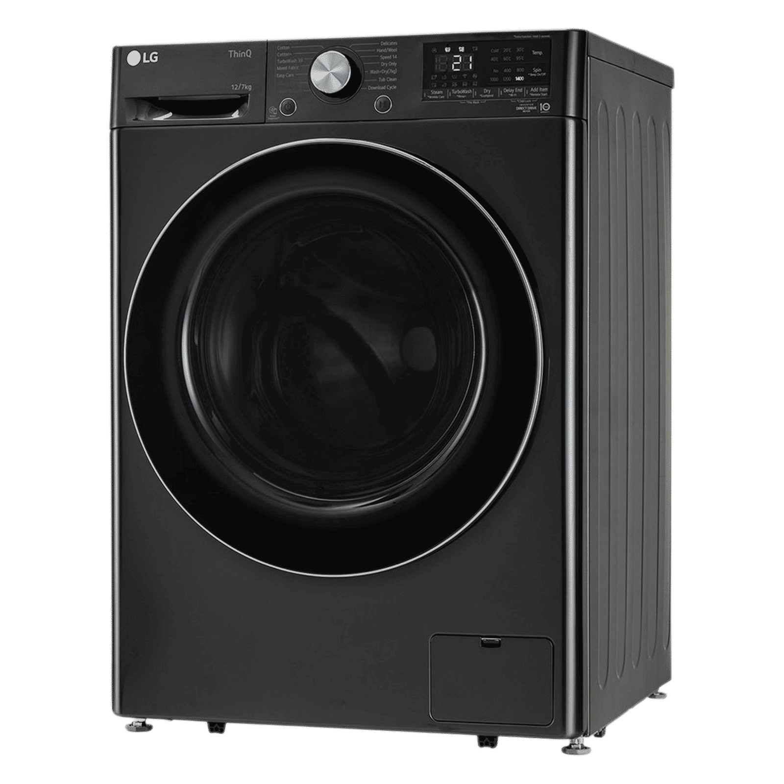 LG 12/7 kg Wi-Fi Inverter Fully Automatic Front Load Washer Dryer (Vivace WD, FHD1207STB.APBQEIL, AI Direct Drive, Platinum Black) LG 12/7 kg Wi-Fi Inverter Fully Automatic Front Load Washer Dryer (Vivace WD, FHD1207STB.APBQEIL, AI Direct Drive, Platinum Black)_4