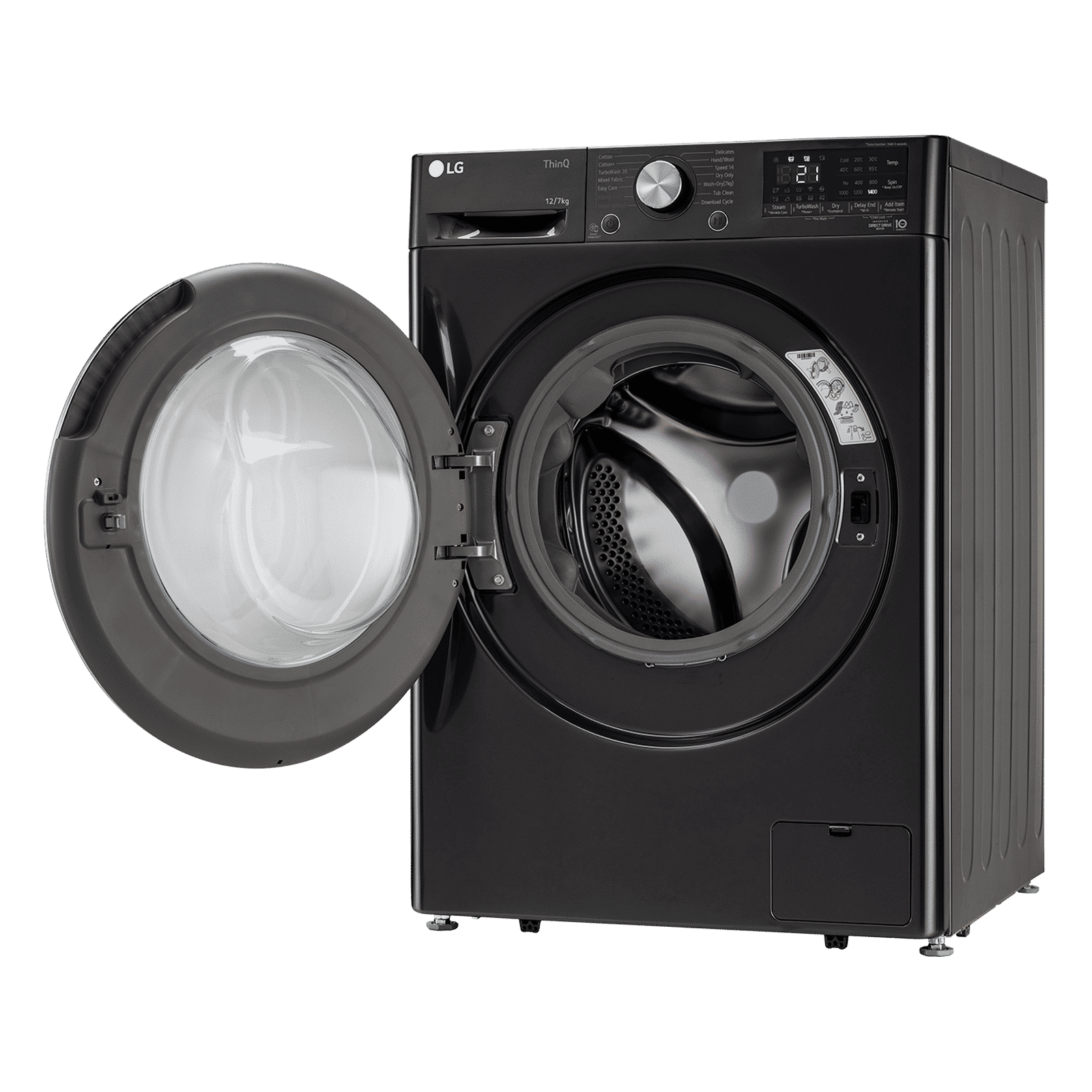 LG 12/7 kg Wi-Fi Inverter Fully Automatic Front Load Washer Dryer (Vivace WD, FHD1207STB.APBQEIL, AI Direct Drive, Platinum Black) LG 12/7 kg Wi-Fi Inverter Fully Automatic Front Load Washer Dryer (Vivace WD, FHD1207STB.APBQEIL, AI Direct Drive, Platinum Black)_4