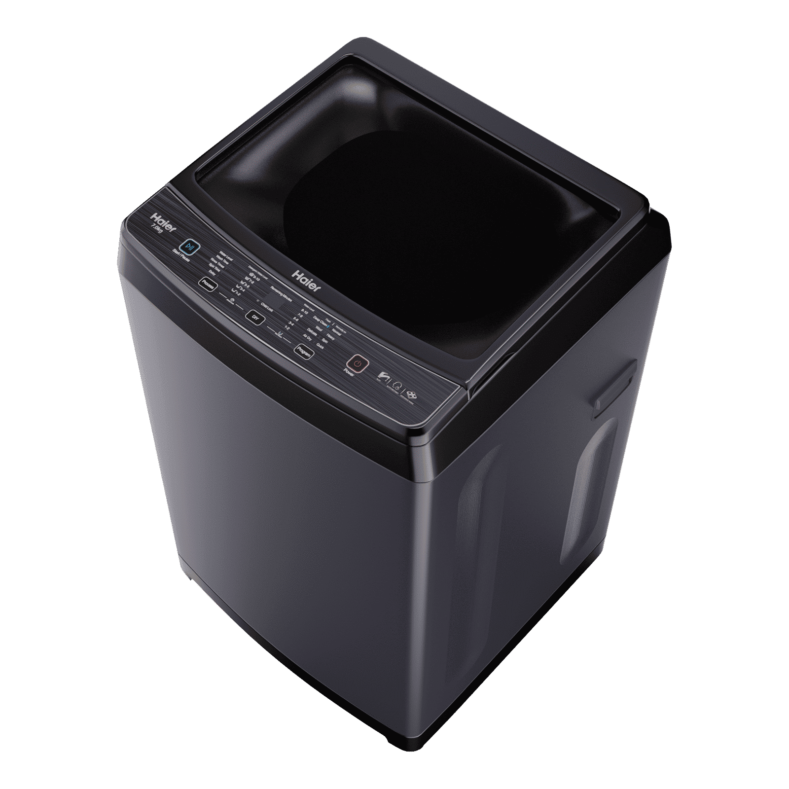Haier 7 kg 5 Star Fully Automatic Top Load Washing Machine (826, HWM70-826BKNZPN1, Digital Display, Black)_7
