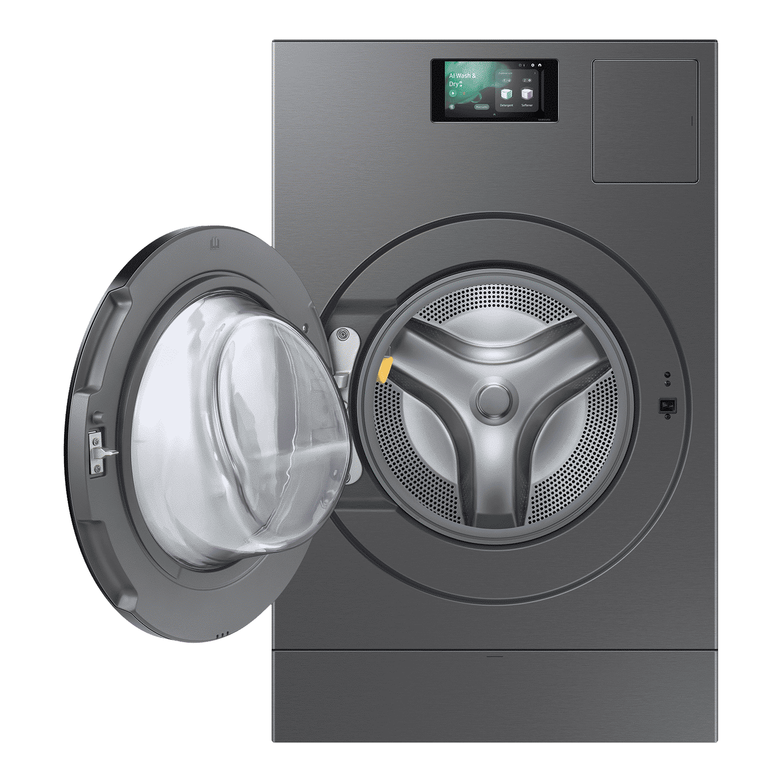 SAMSUNG 25 kg Wi-Fi Inverter Fully Automatic Front Washer Dryer (WD25DB8995BZTL, Heat Pump Technology, Dark Silver)_5