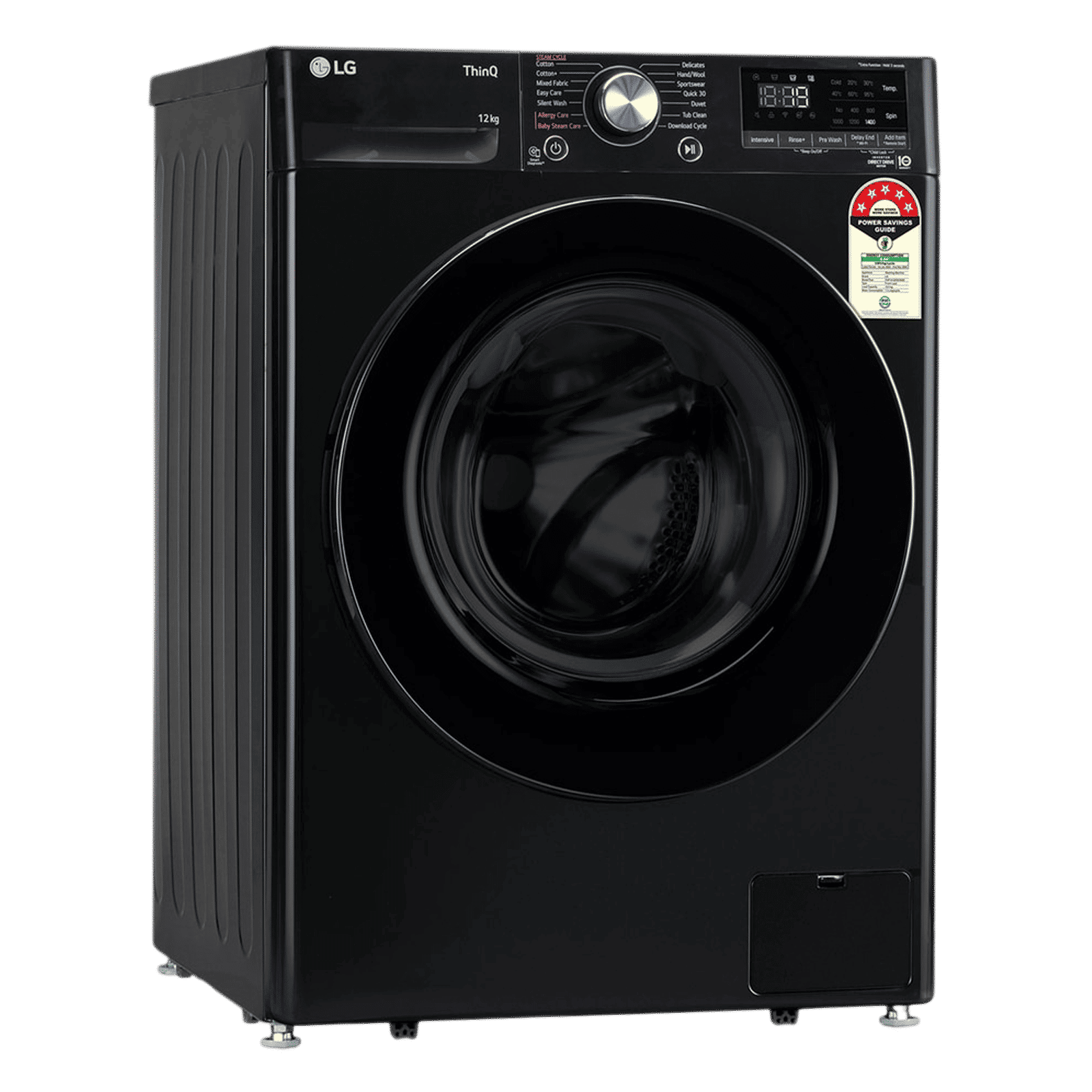 LG 12 kg 5 Star Wi-Fi Inverter Fully Automatic Front Load Washing Machine (Vivace Premium, FHP1412Z5O, 6 Motion DD, Onyx Black) LG 12 kg 5 Star Wi-Fi Inverter Fully Automatic Front Load Washing Machine (Vivace Premium, FHP1412Z5O, 6 Motion DD, Onyx Black)_11