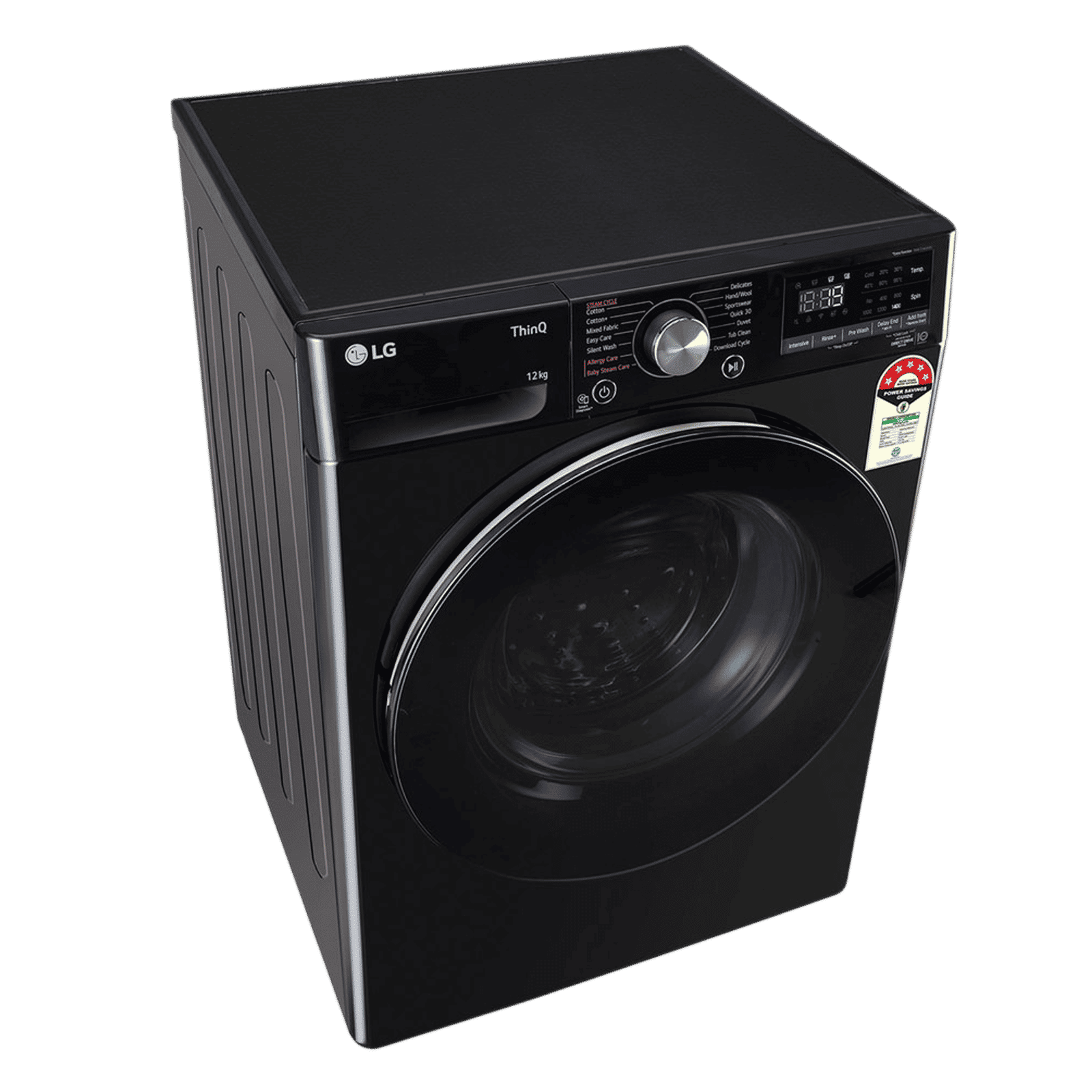 LG 12 kg 5 Star Wi-Fi Inverter Fully Automatic Front Load Washing Machine (Vivace Premium, FHP1412Z5O, 6 Motion DD, Onyx Black) LG 12 kg 5 Star Wi-Fi Inverter Fully Automatic Front Load Washing Machine (Vivace Premium, FHP1412Z5O, 6 Motion DD, Onyx Black)_12