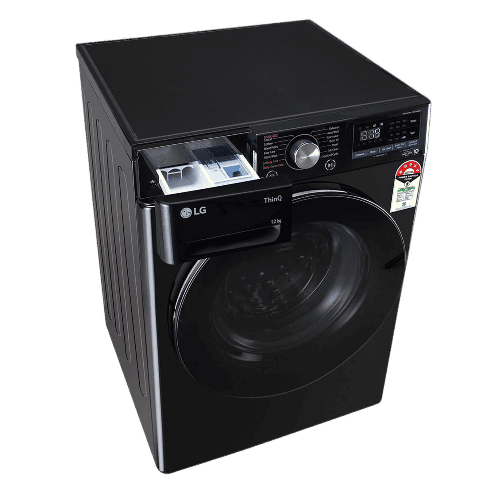 LG 12 kg 5 Star Wi-Fi Inverter Fully Automatic Front Load Washing Machine (Vivace Premium, FHP1412Z5O, 6 Motion DD, Onyx Black) LG 12 kg 5 Star Wi-Fi Inverter Fully Automatic Front Load Washing Machine (Vivace Premium, FHP1412Z5O, 6 Motion DD, Onyx Black)_13