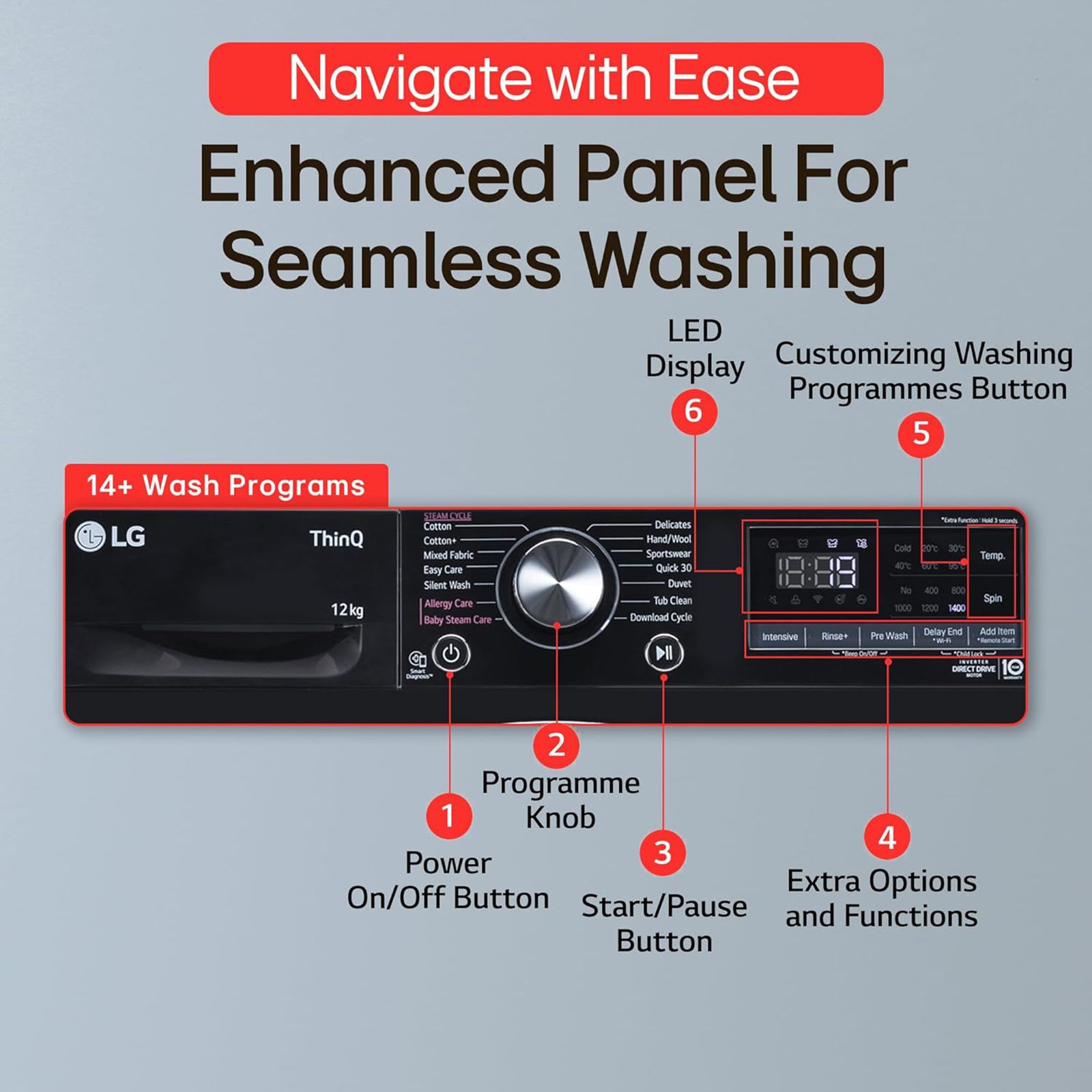 LG 12 kg 5 Star Wi-Fi Inverter Fully Automatic Front Load Washing Machine (Vivace Premium, FHP1412Z5O, 6 Motion DD, Onyx Black) LG 12 kg 5 Star Wi-Fi Inverter Fully Automatic Front Load Washing Machine (Vivace Premium, FHP1412Z5O, 6 Motion DD, Onyx Black)_17