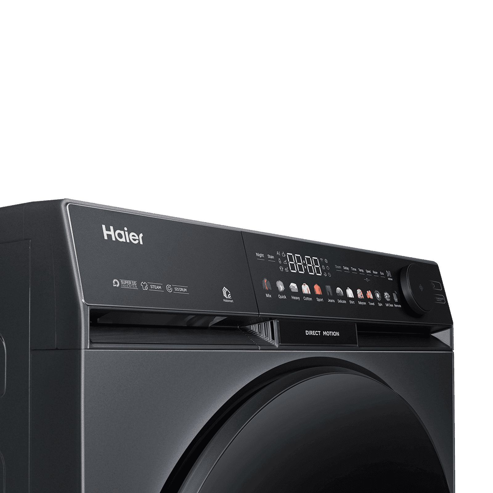 Haier 12 kg 5 Star Wi-Fi Inverter Fully Automatic Front Load Washing Machine (F9, HW120-DM14F9BKU1, Direct Motion Motor, Black)_8