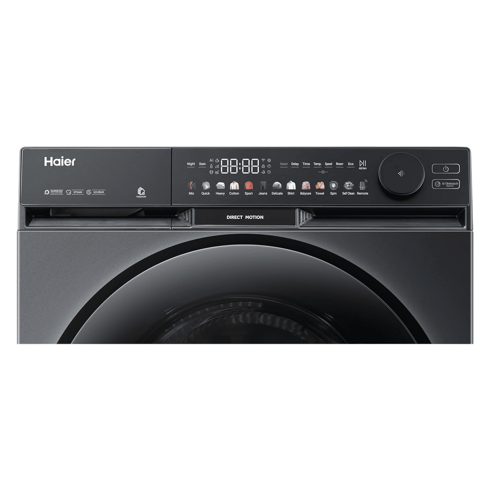 Haier 12 kg 5 Star Wi-Fi Inverter Fully Automatic Front Load Washing Machine (F9, HW120-DM14F9BKU1, Direct Motion Motor, Black)_11