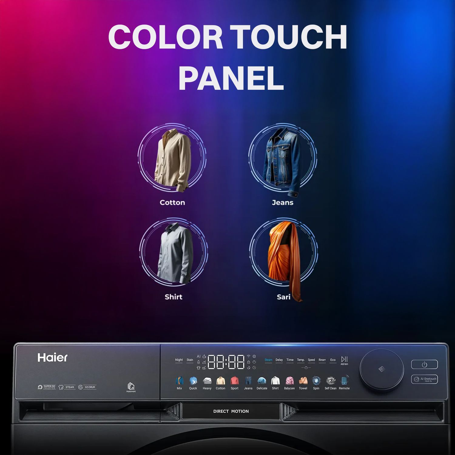 Haier 12 kg 5 Star Wi-Fi Inverter Fully Automatic Front Load Washing Machine (F9, HW120-DM14F9BKU1, Direct Motion Motor, Black)_19