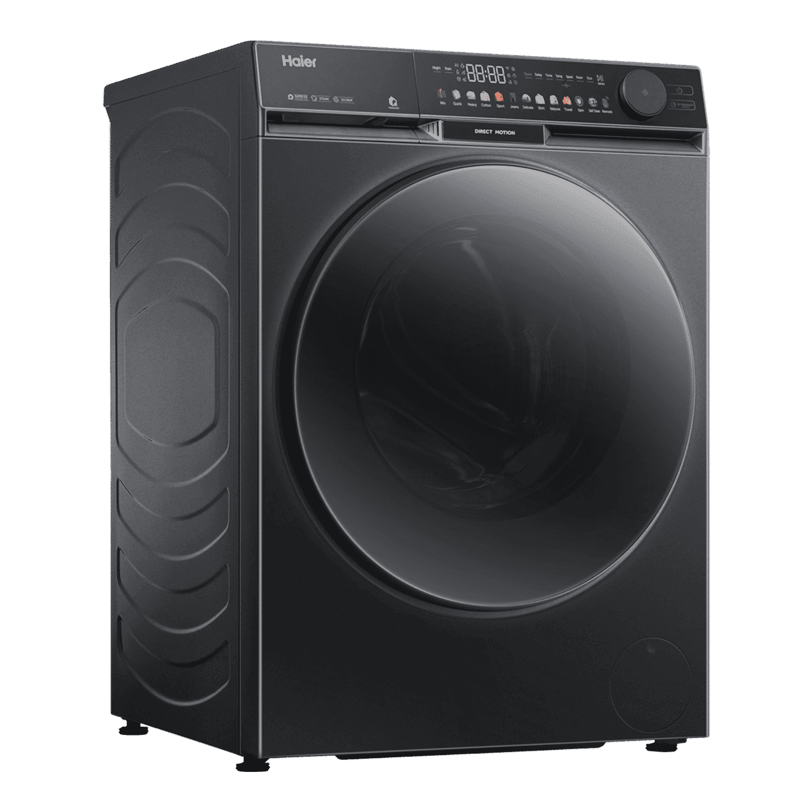 Haier 12 kg 5 Star Wi-Fi Inverter Fully Automatic Front Load Washing Machine (F9, HW120-DM14F9BKU1, Direct Motion Motor, Black)_4