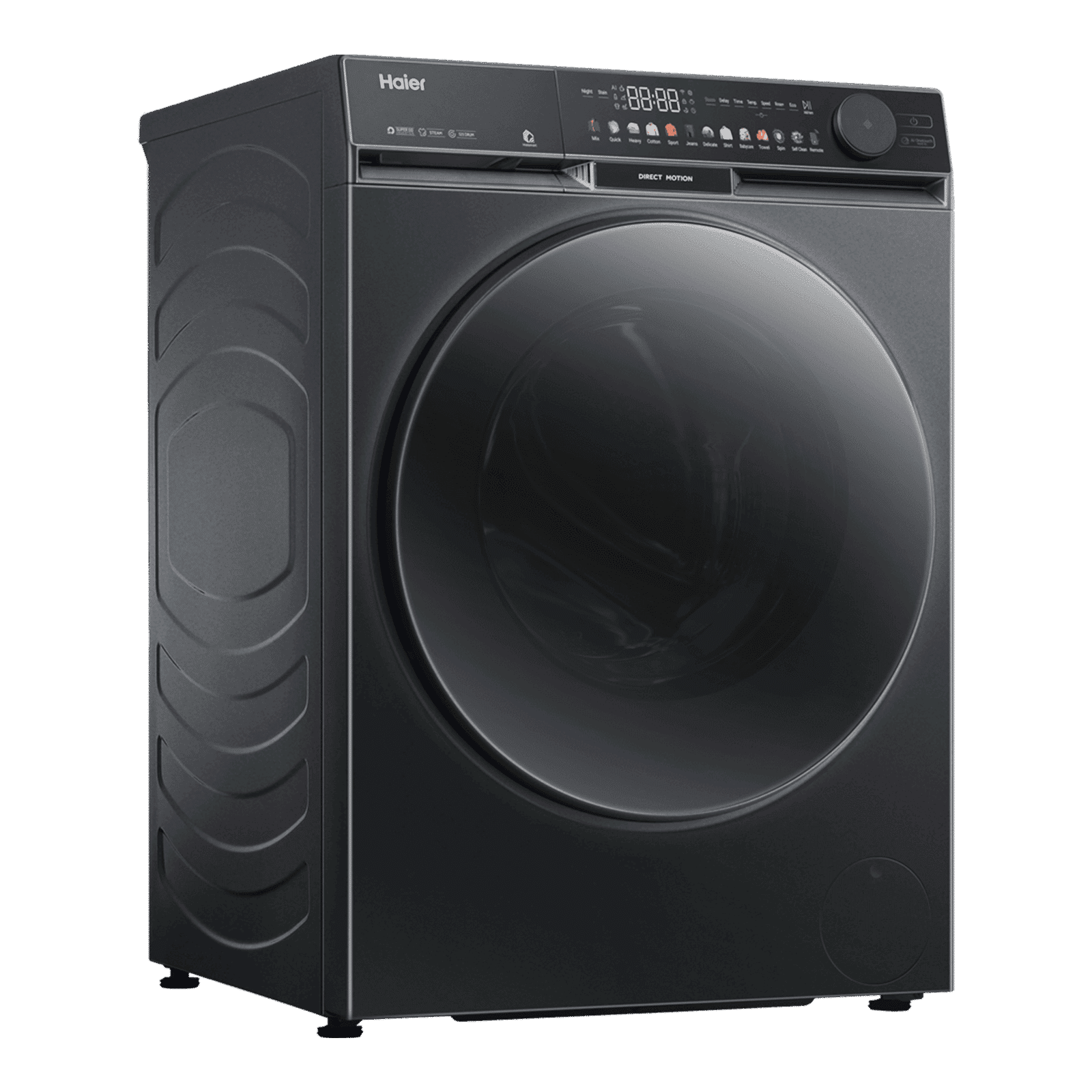 Haier 12 kg 5 Star Wi-Fi Inverter Fully Automatic Front Load Washing Machine (F9, HW120-DM14F9BKU1, Direct Motion Motor, Black) Haier 12 kg 5 Star Wi-Fi Inverter Fully Automatic Front Load Washing Machine (F9, HW120-DM14F9BKU1, Direct Motion Motor, Black)_4