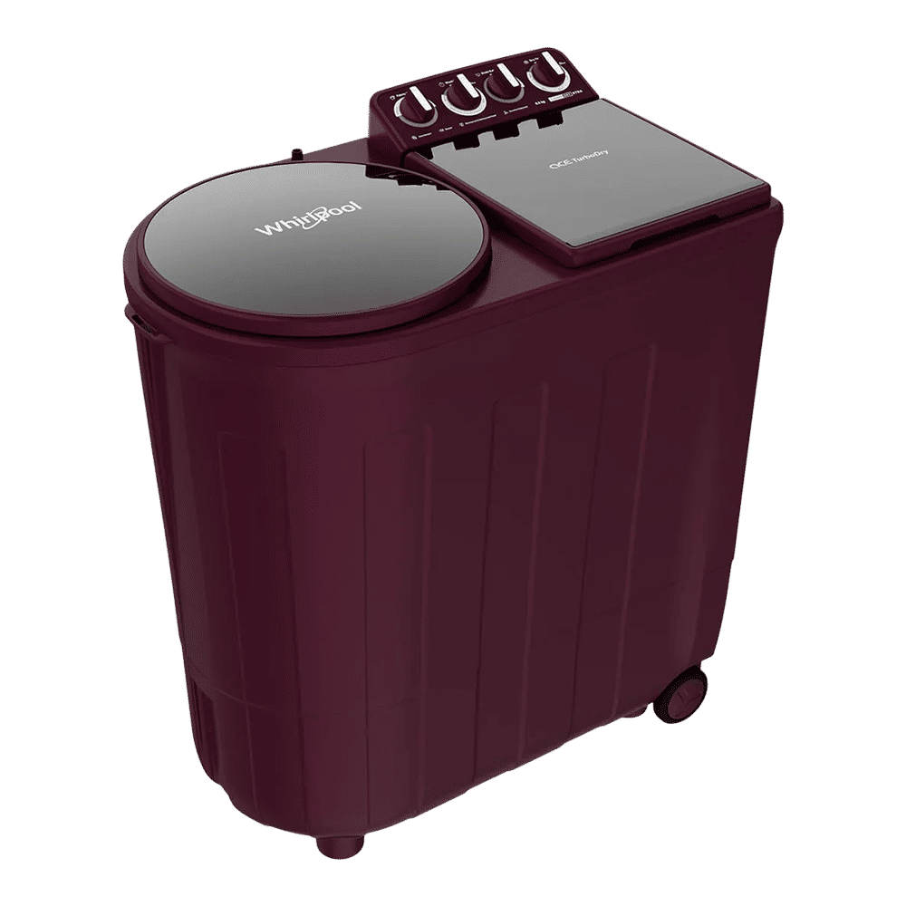Whirlpool 8.5 kg 5 Star Semi Automatic Washing Machine with Turbo Dry Technology (30351, Wine Dazzle)_5